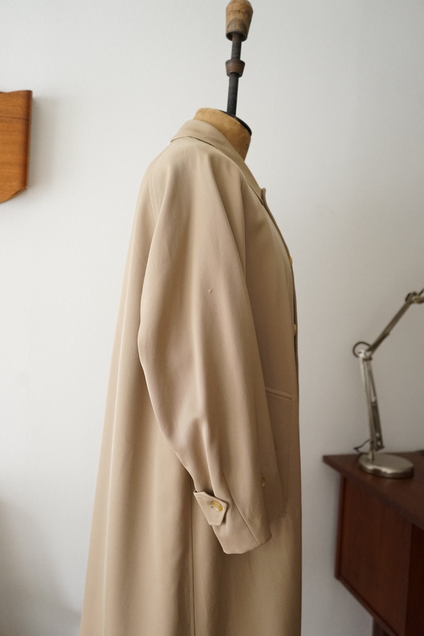 1970s Burberry "BURELLA" 一枚袖 Balmacaan Coat