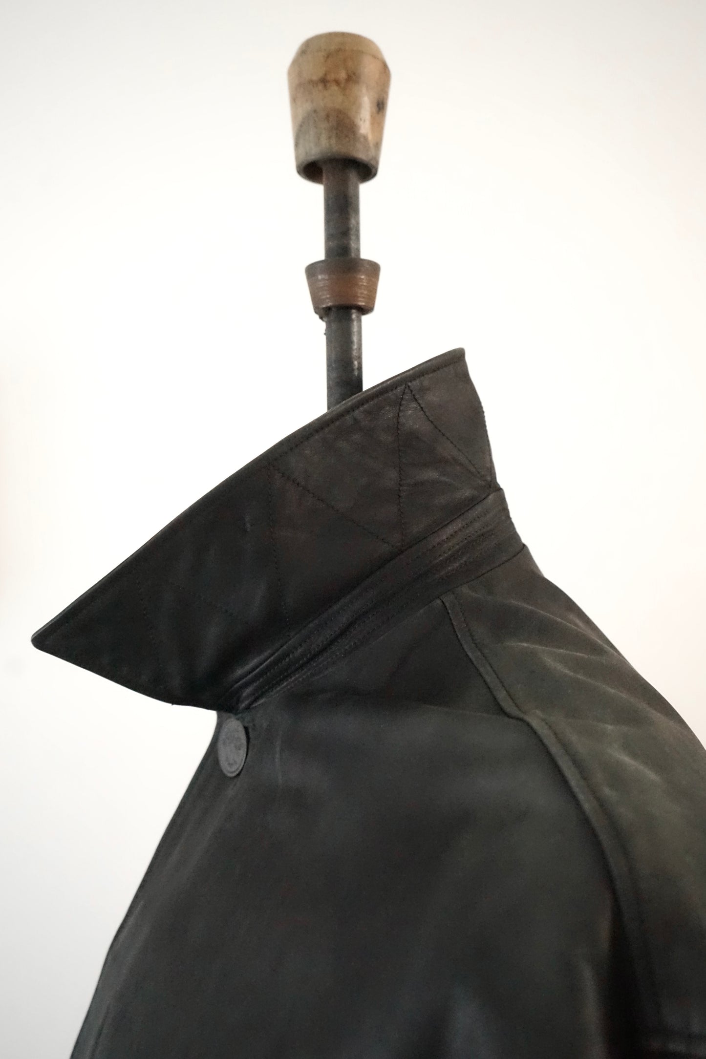 1990s Hermès Calfskin Long Coat
