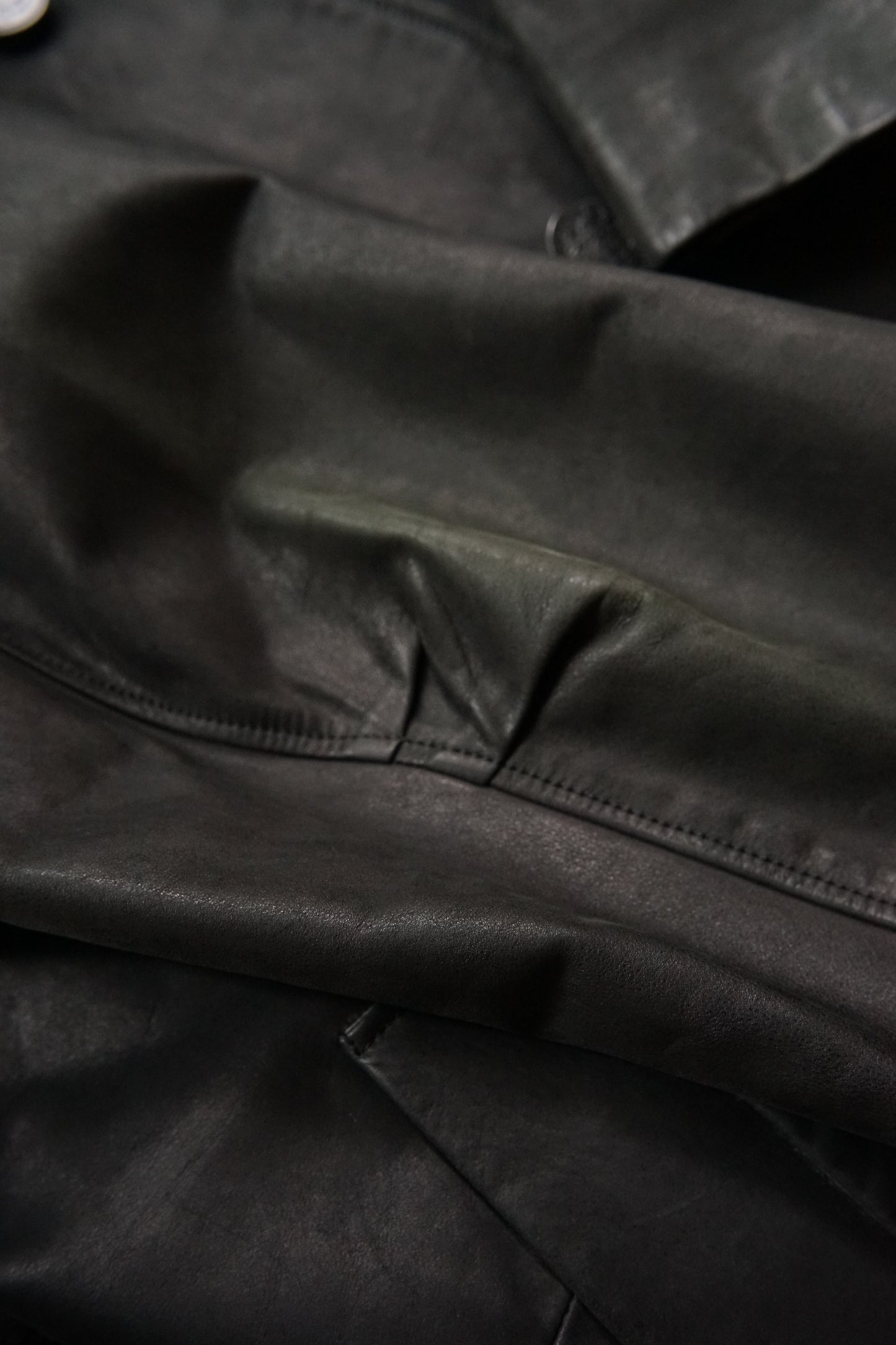 1990s Hermès Calfskin Long Coat
