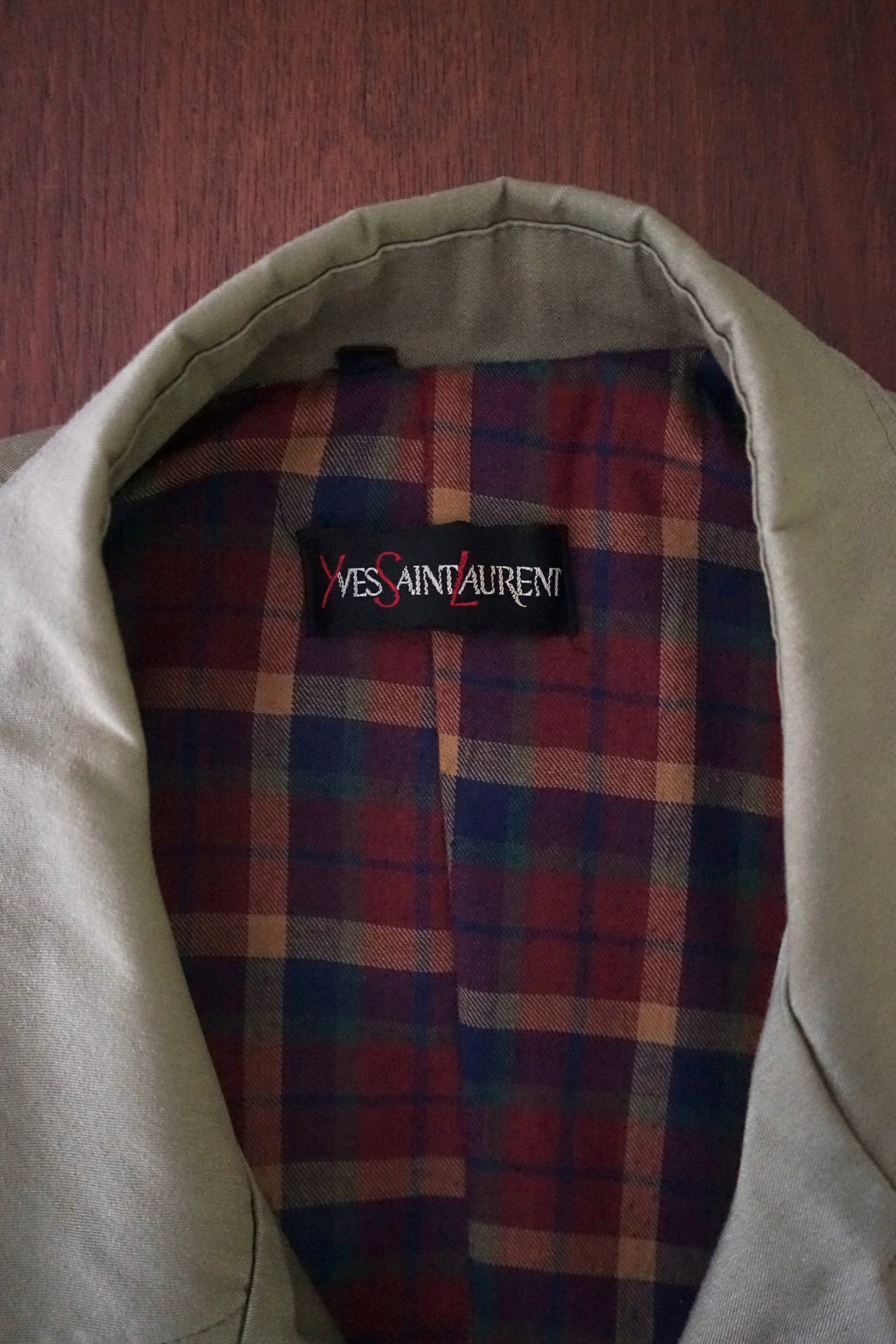 1970s Yves Saint Laurent Classic Trench Coat – comáme