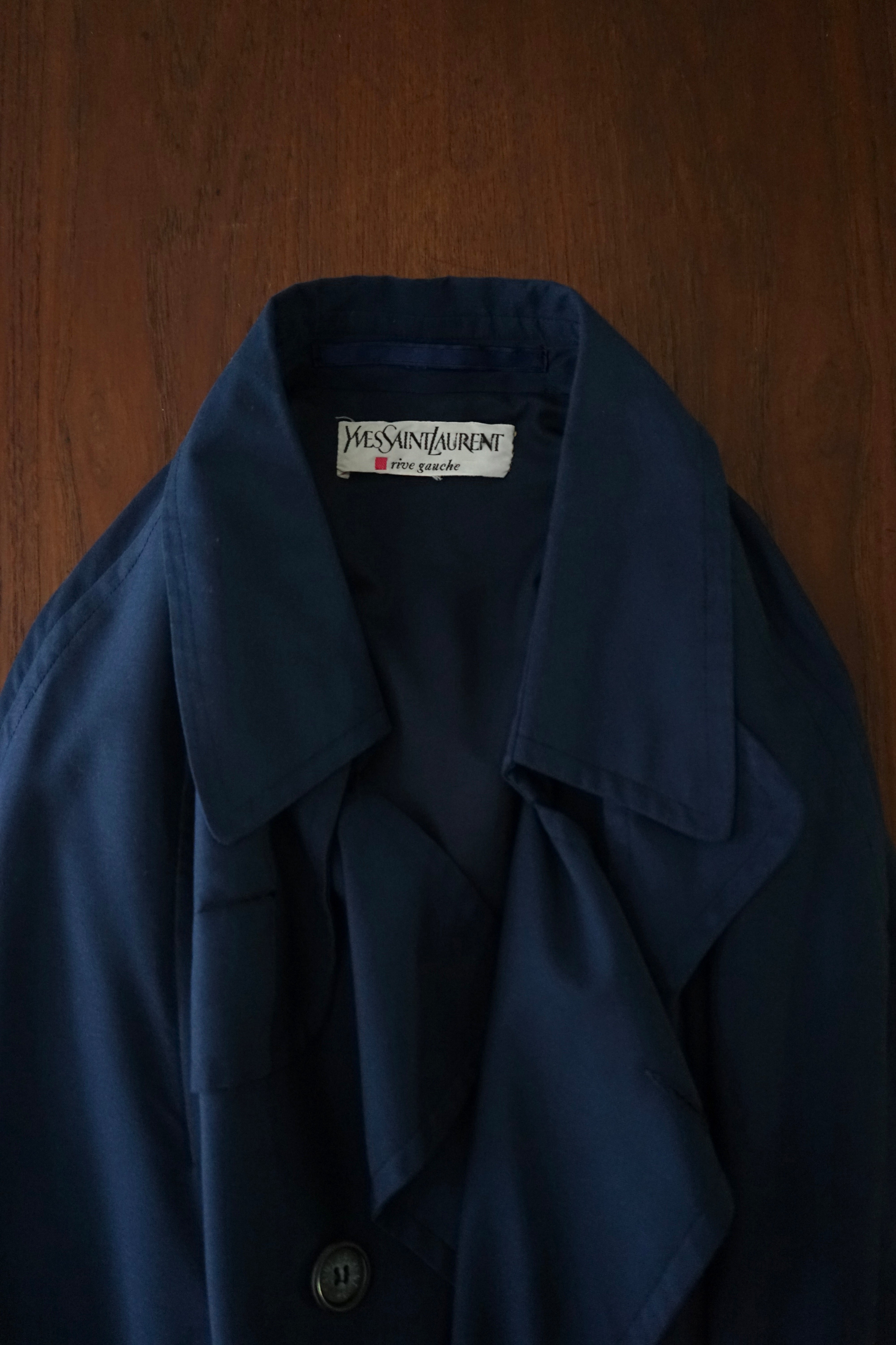 1970s Yves Saint Laurent RIVE GAUCHE “HOMME” Trench Coat – comáme