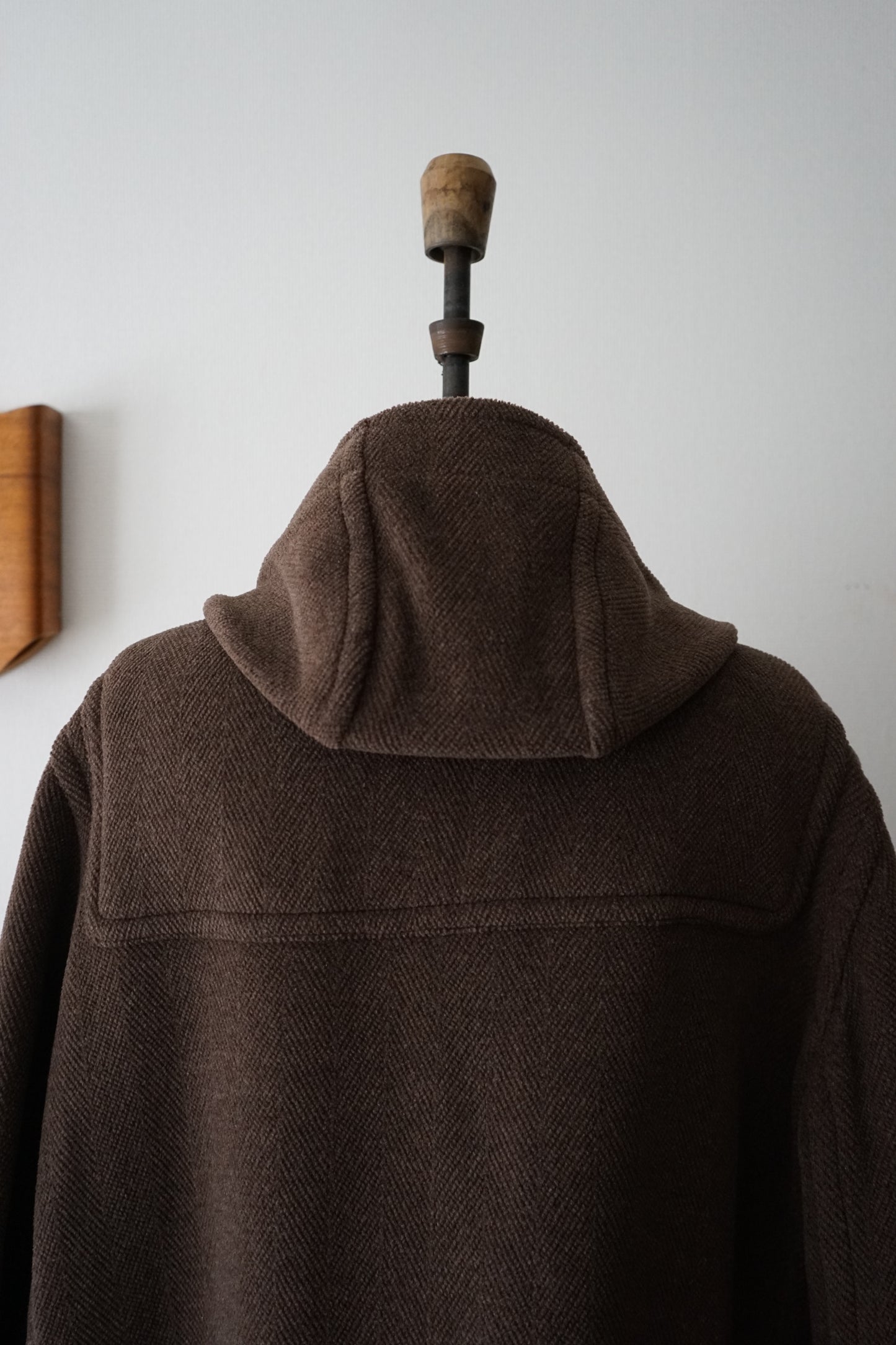 1990s Brooks Brothers  "Brown" MoorBrook Fabric Duffel Coat Made in ENGLAND LARGE