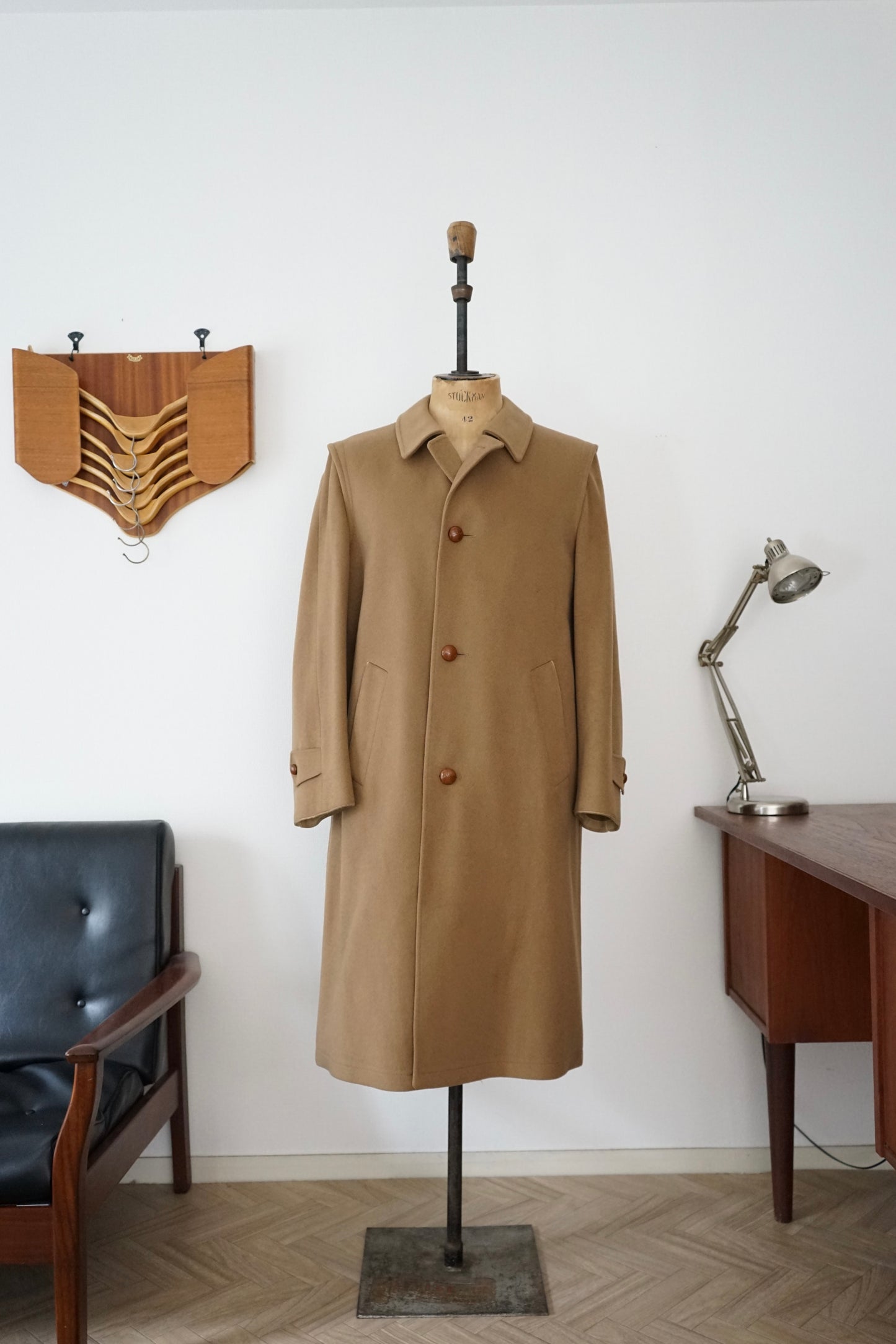 1980s Burberry "Camel" Loden Coat Made in Austria