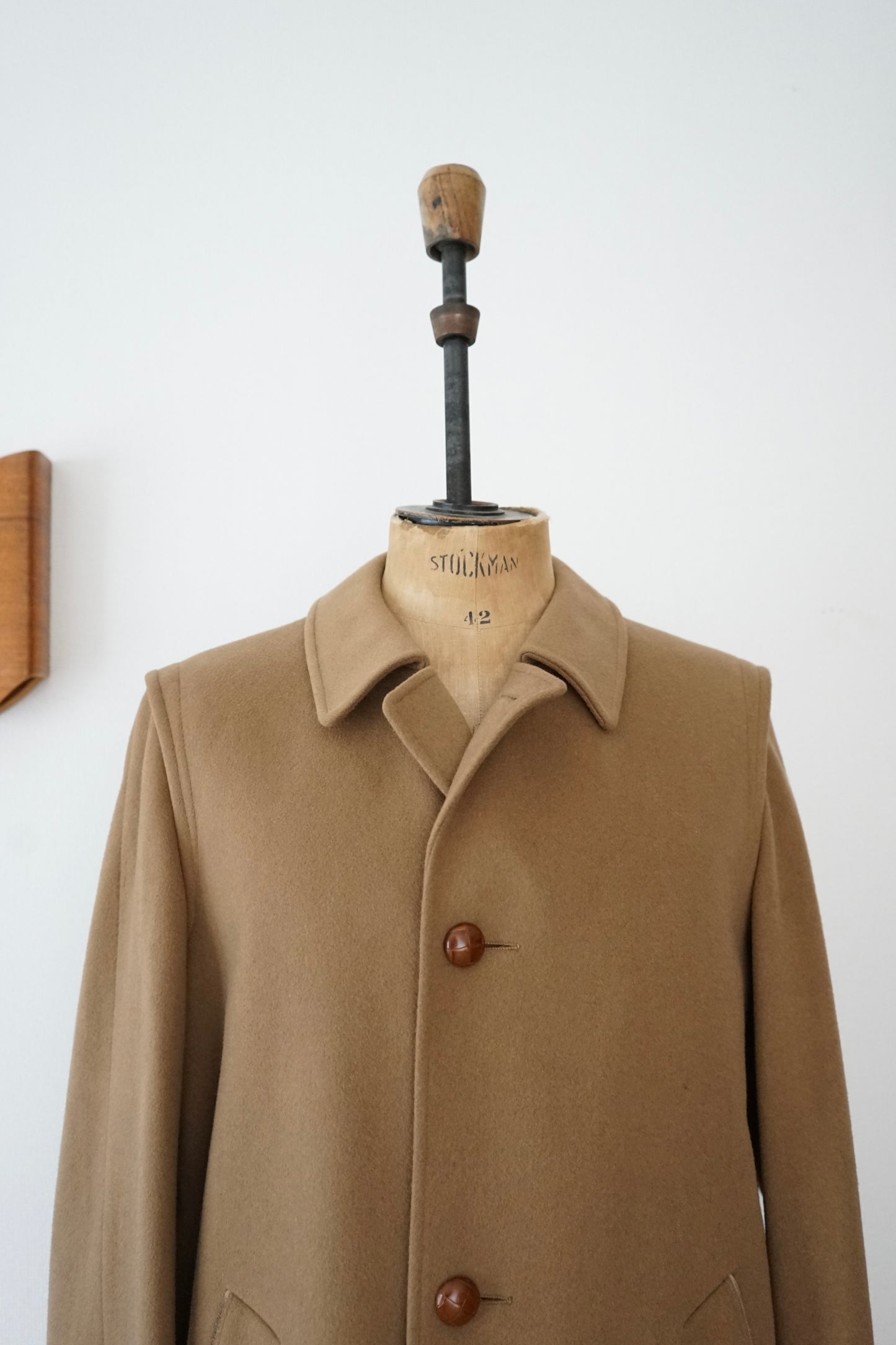 1980s Burberry "Camel" Loden Coat Made in Austria