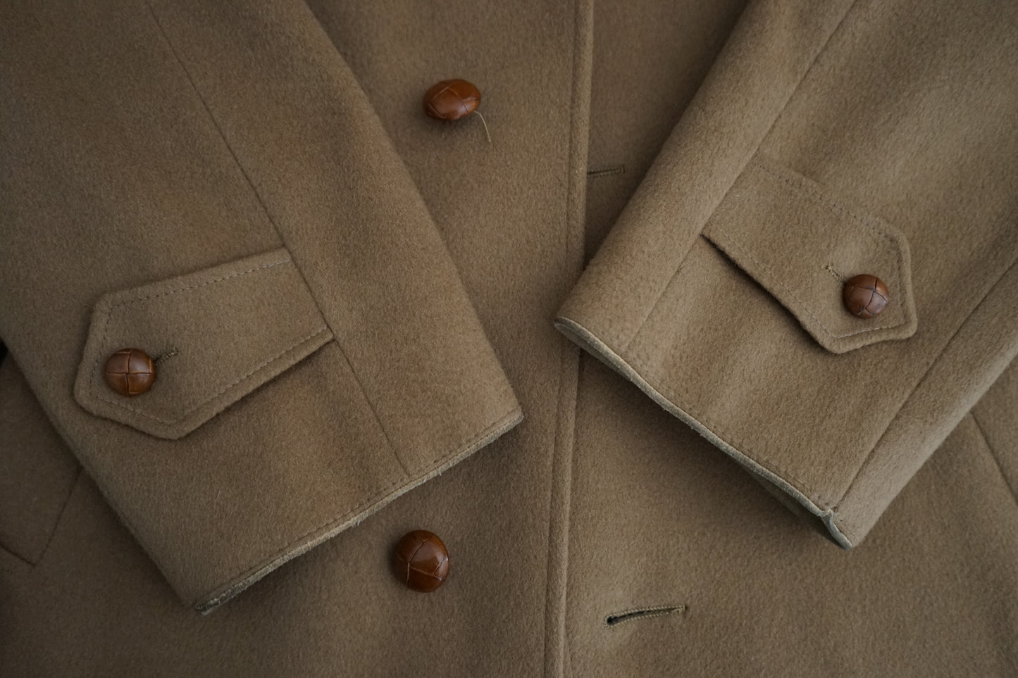 1980s Burberry "Camel" Loden Coat Made in Austria