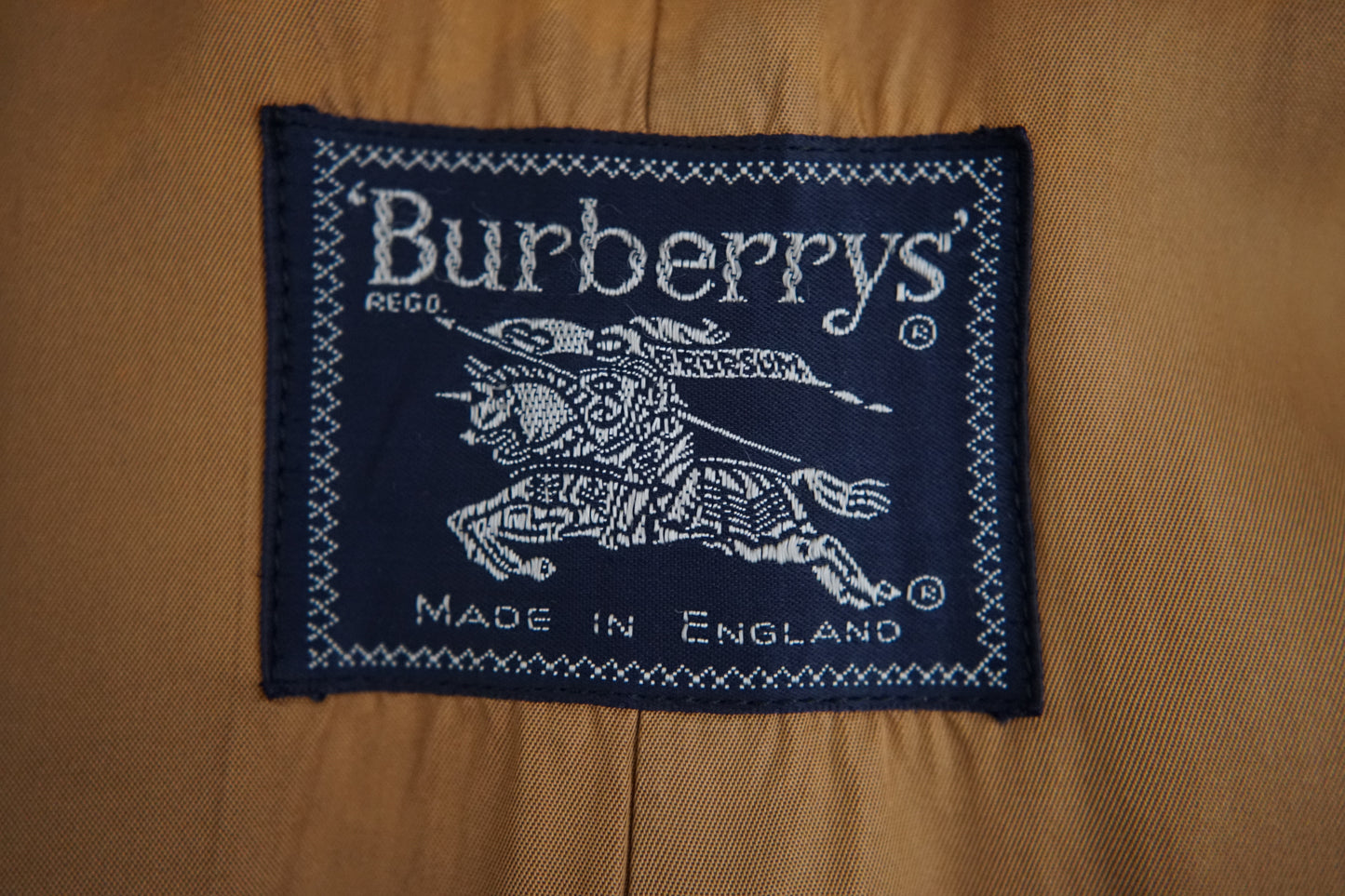 1980s Burberry × Marioncini "Wool & Camelhair" Balmacaan Coat