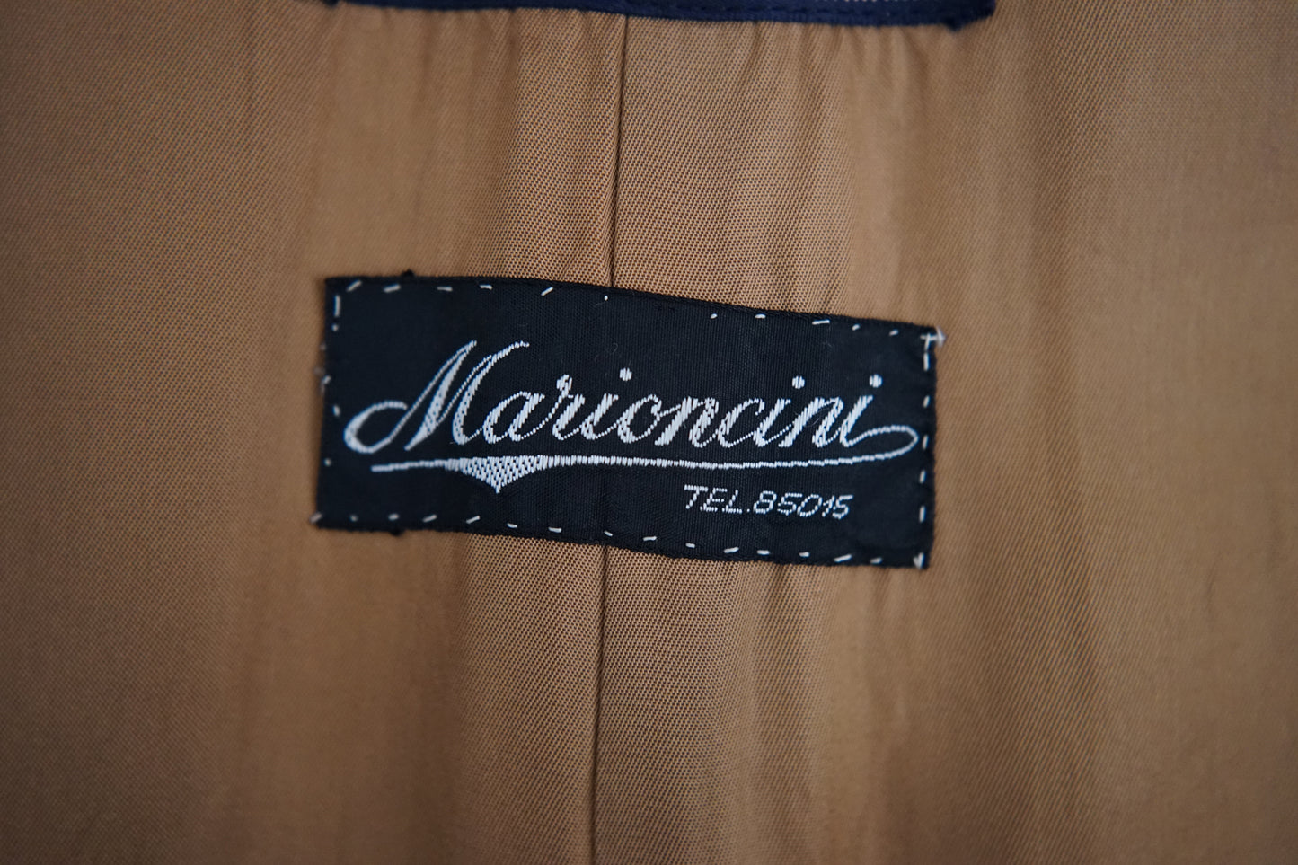 1980s Burberry × Marioncini "Wool & Camelhair" Balmacaan Coat