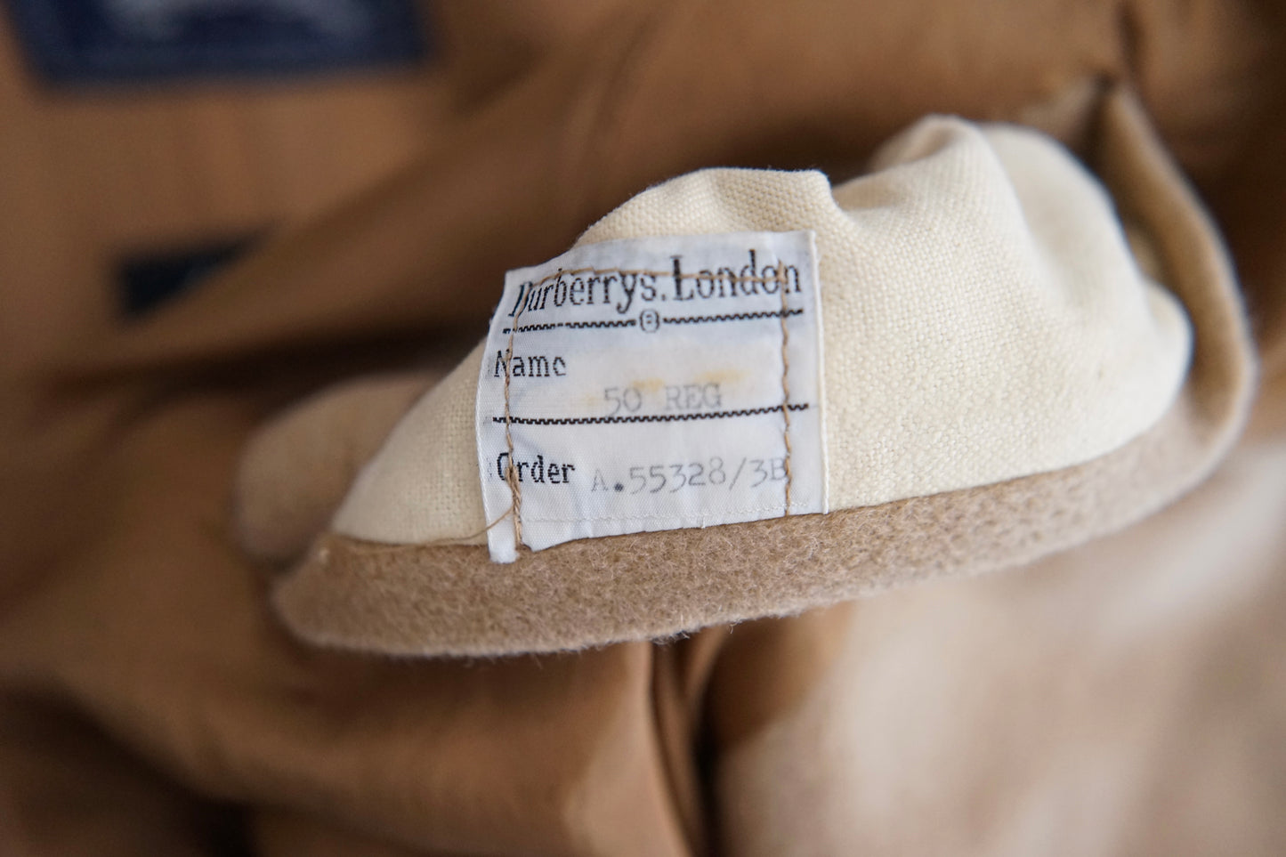 1980s Burberry × Marioncini "Wool & Camelhair" Balmacaan Coat