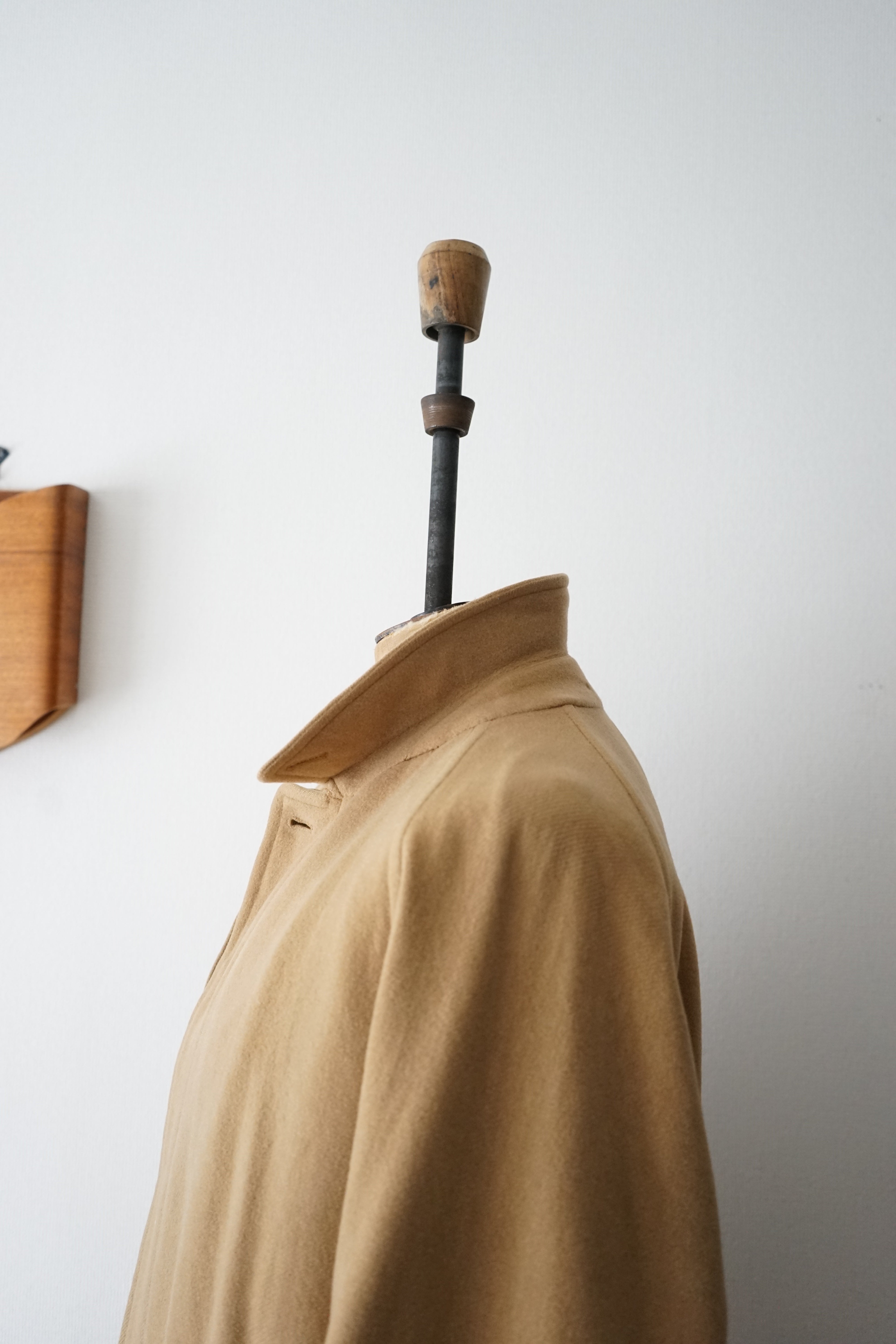 1981s Burberry × MEA Wool & Camelhair 一枚袖 Balmacaan Coat – comáme