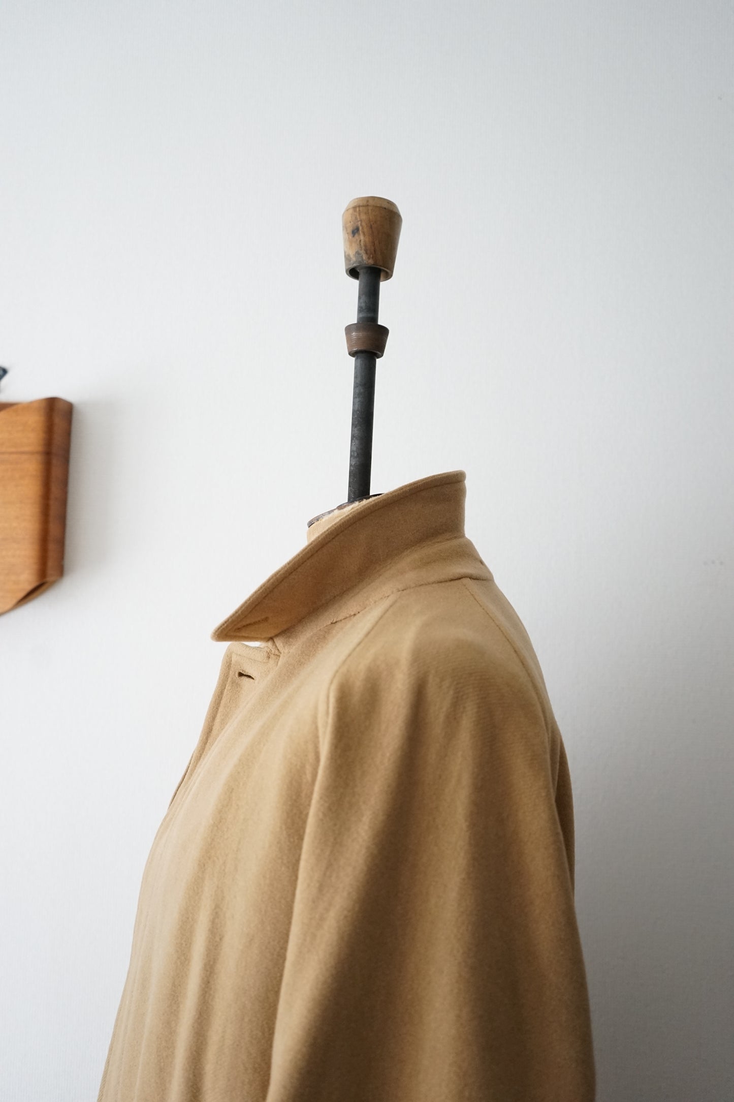 1981s Burberry × MEA Wool & Camelhair 一枚袖 Balmacaan Coat