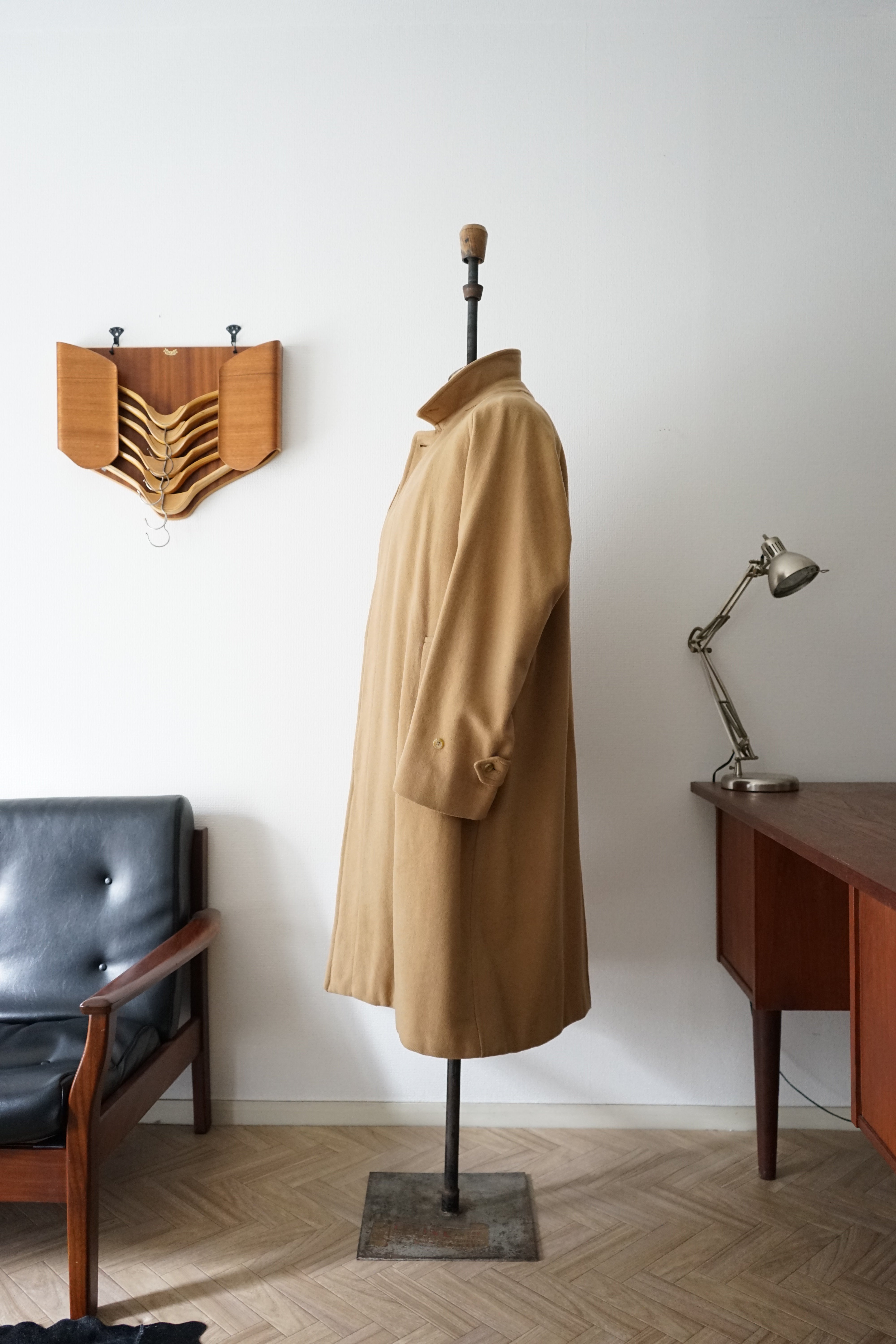 英国製 Burberrys' バルマカーンコート ウール/キャメルヘア　ライナー BURBERRY - 美品 Vintage バーバリー Burberrys コート ライナー付き