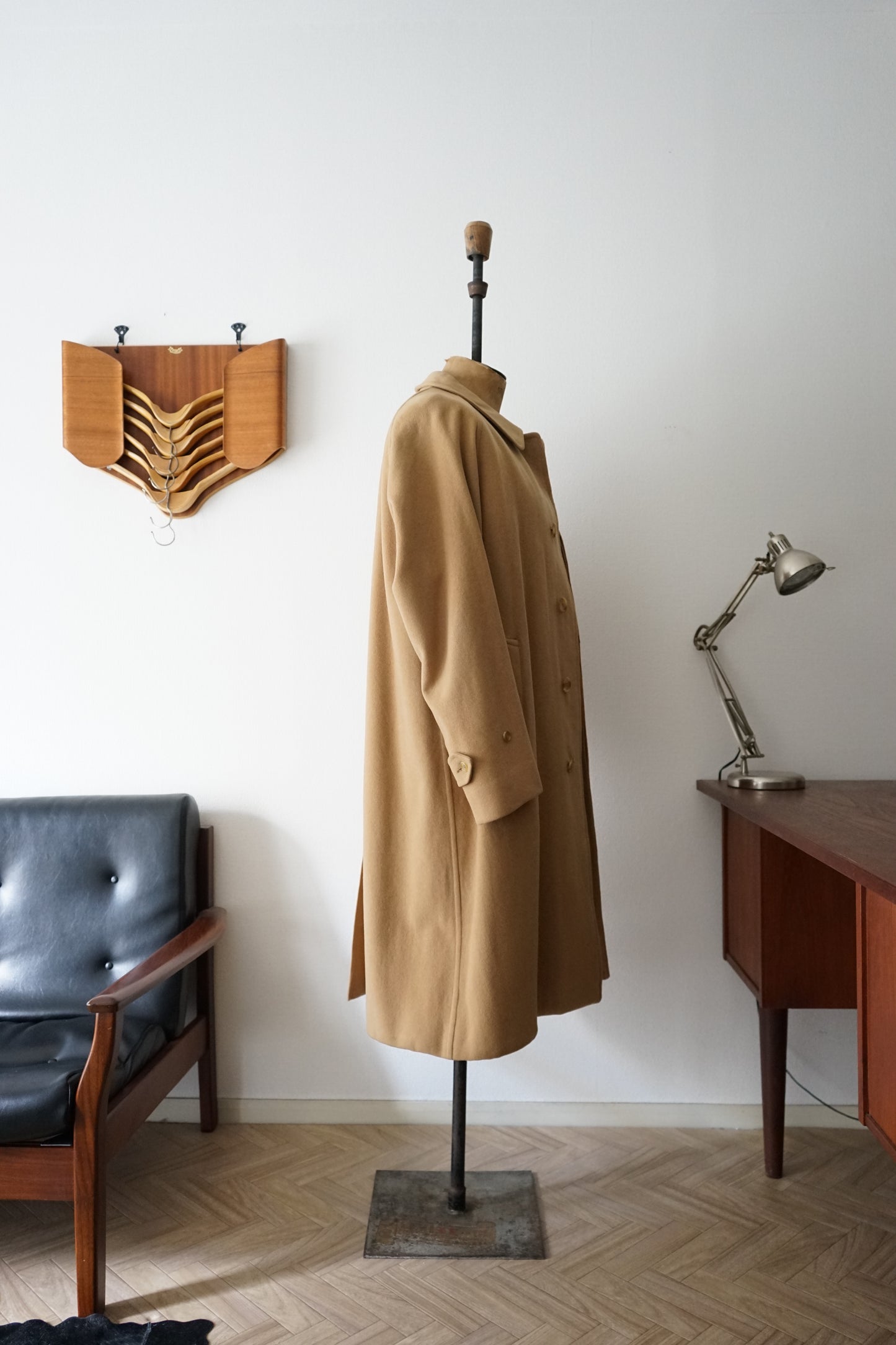 1981s Burberry × MEA Wool & Camelhair 一枚袖 Balmacaan Coat
