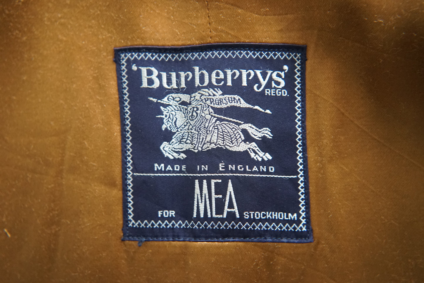 1981s Burberry × MEA Wool & Camelhair 一枚袖 Balmacaan Coat