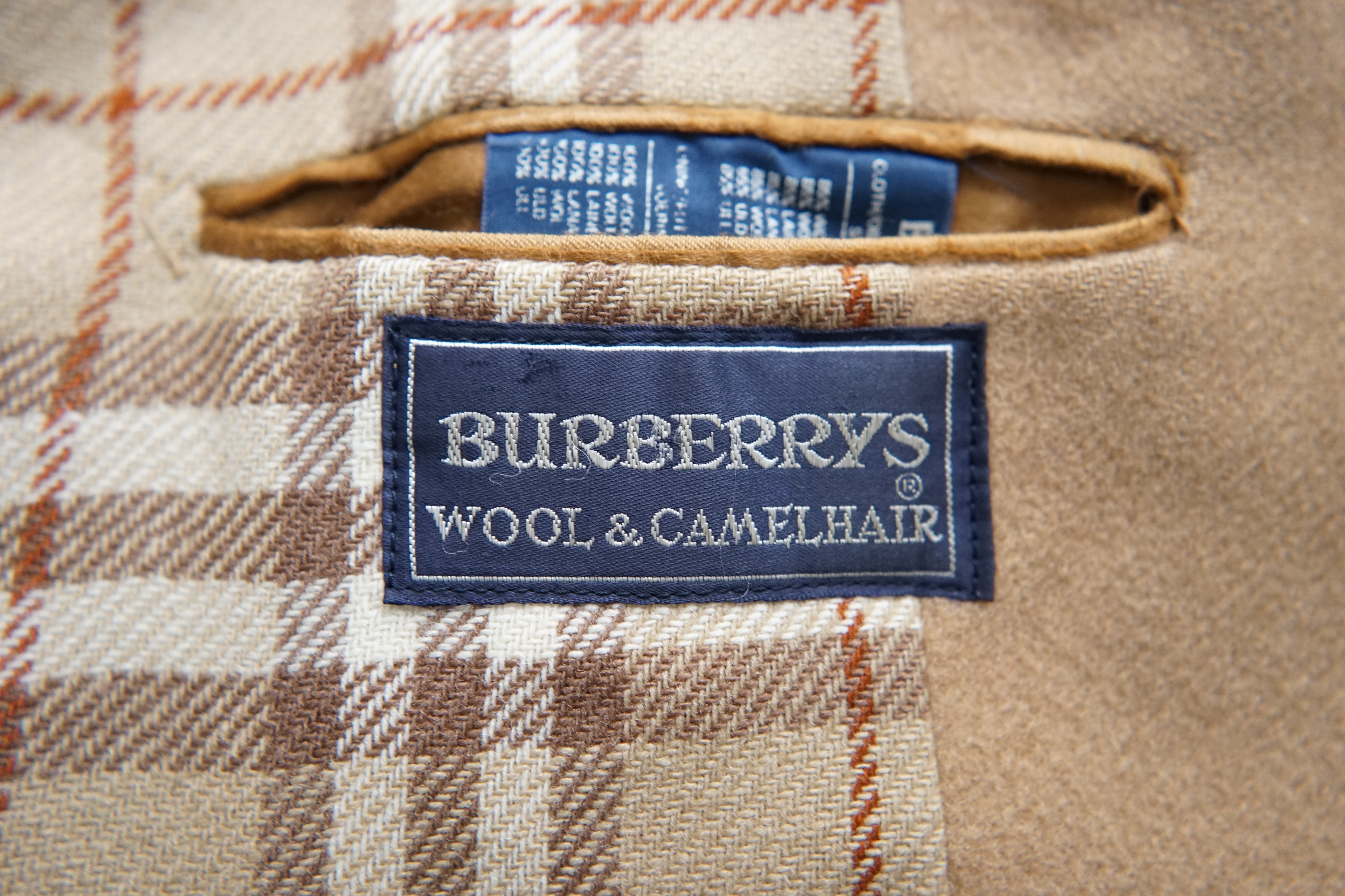 1981s Burberry × MEA Wool & Camelhair 一枚袖 Balmacaan Coat – comáme