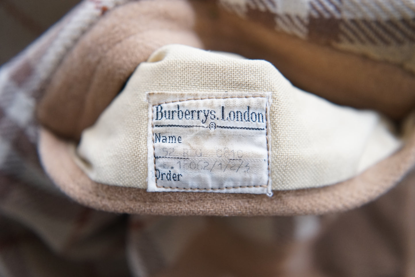 1981s Burberry × MEA Wool & Camelhair 一枚袖 Balmacaan Coat