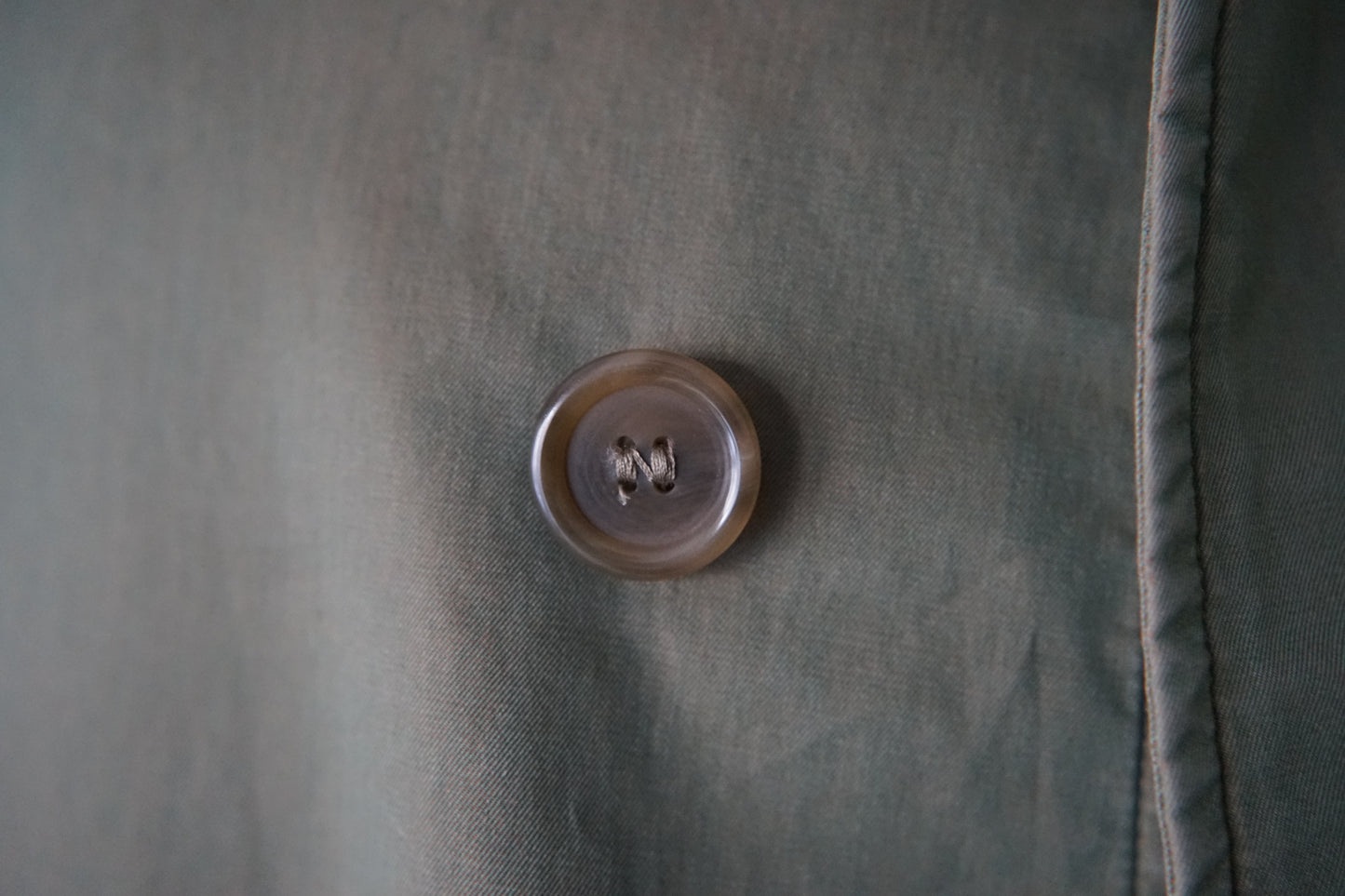 1984s Burberry Iridescent 一枚袖 Balmacaan Coat 玉蟲色 C100