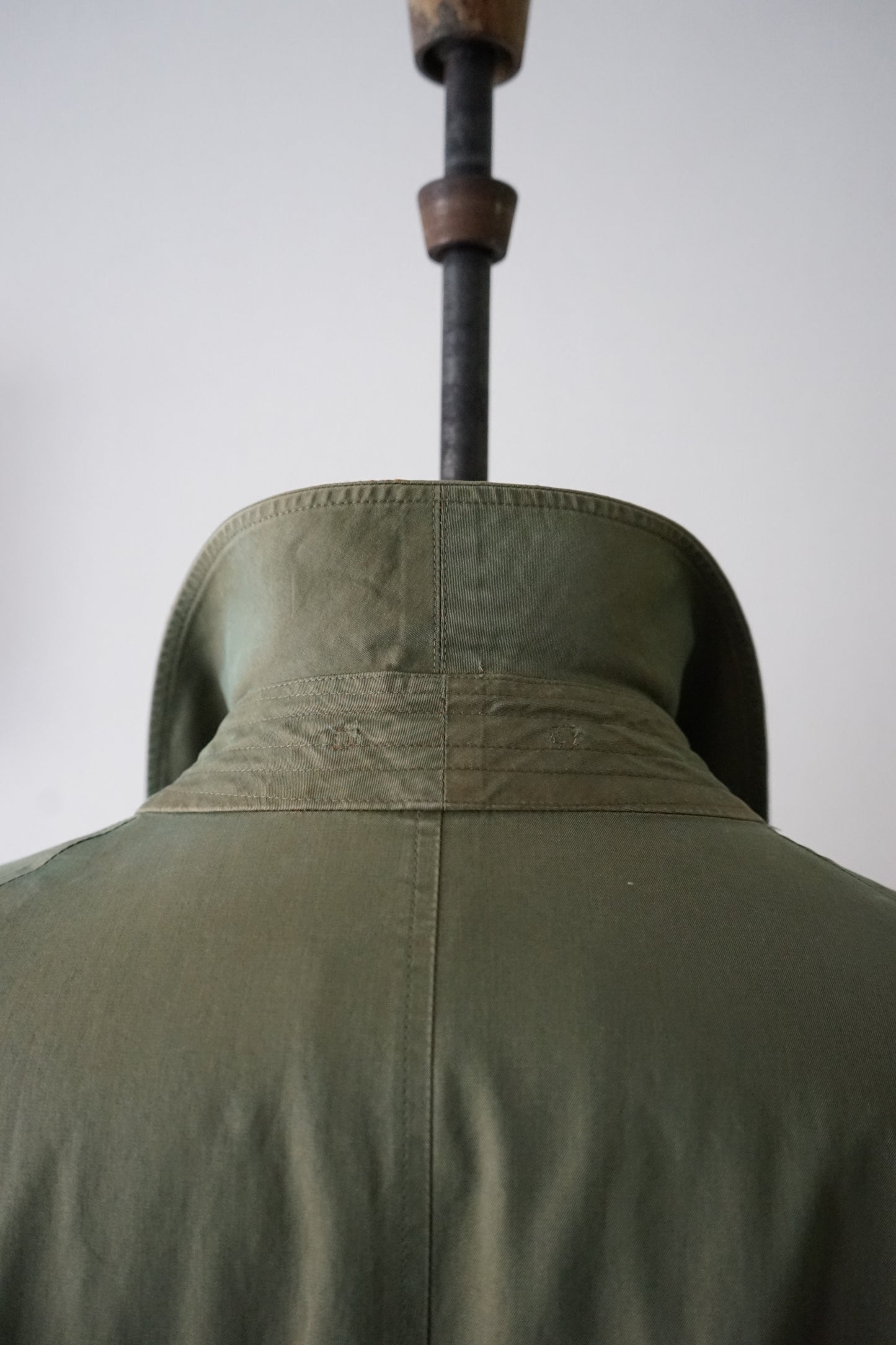 1984s Burberry Iridescent 一枚袖 Balmacaan Coat 玉蟲色 C100