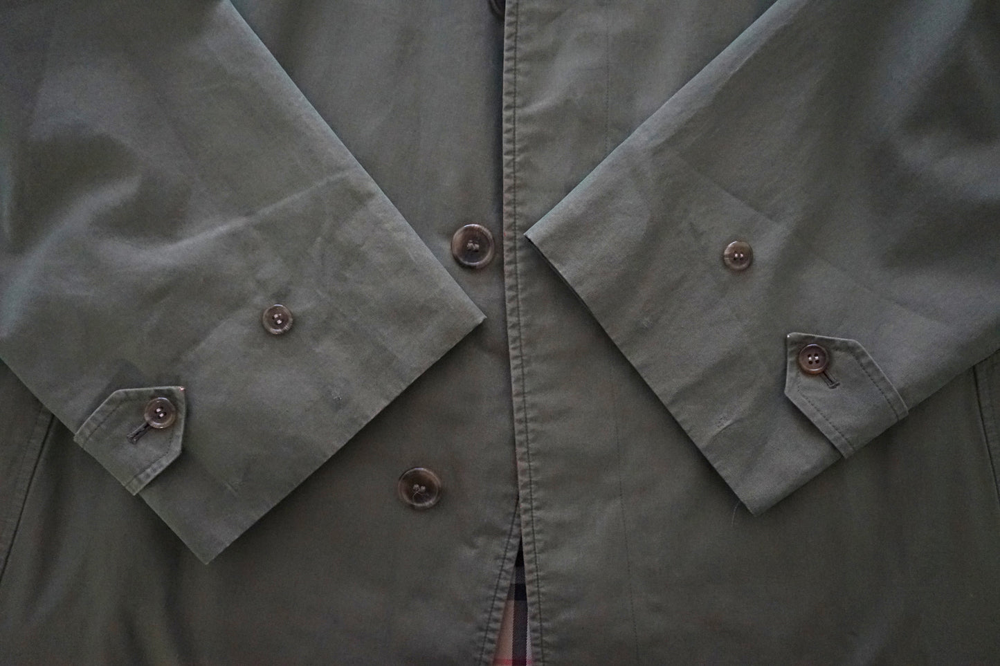 1984s Burberry Iridescent 一枚袖 Balmacaan Coat 玉蟲色 C100