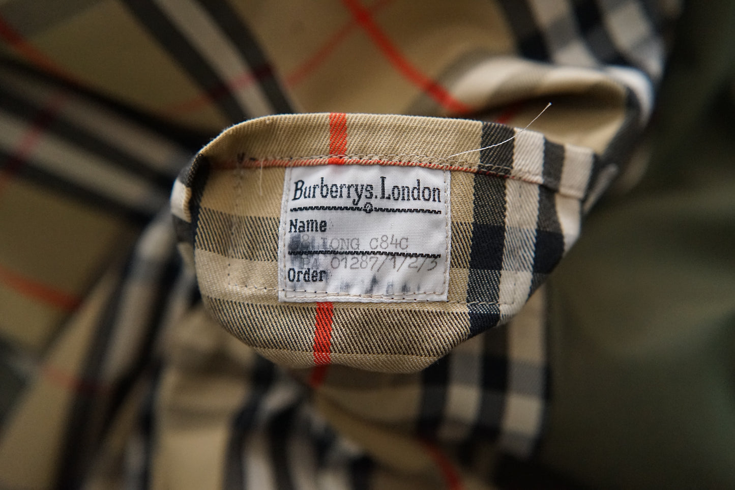 1984s Burberry Iridescent 一枚袖 Balmacaan Coat 玉蟲色 C100