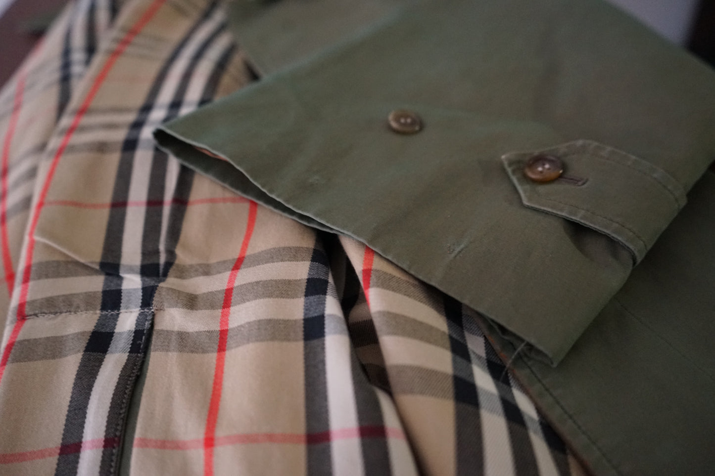 1984s Burberry Iridescent 一枚袖 Balmacaan Coat 玉蟲色 C100