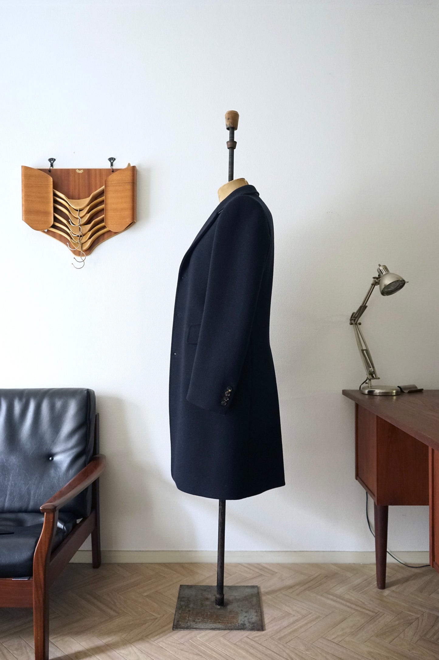 2011AW DRIES VAN NOTEN Wool Melton Chesterfield Coat