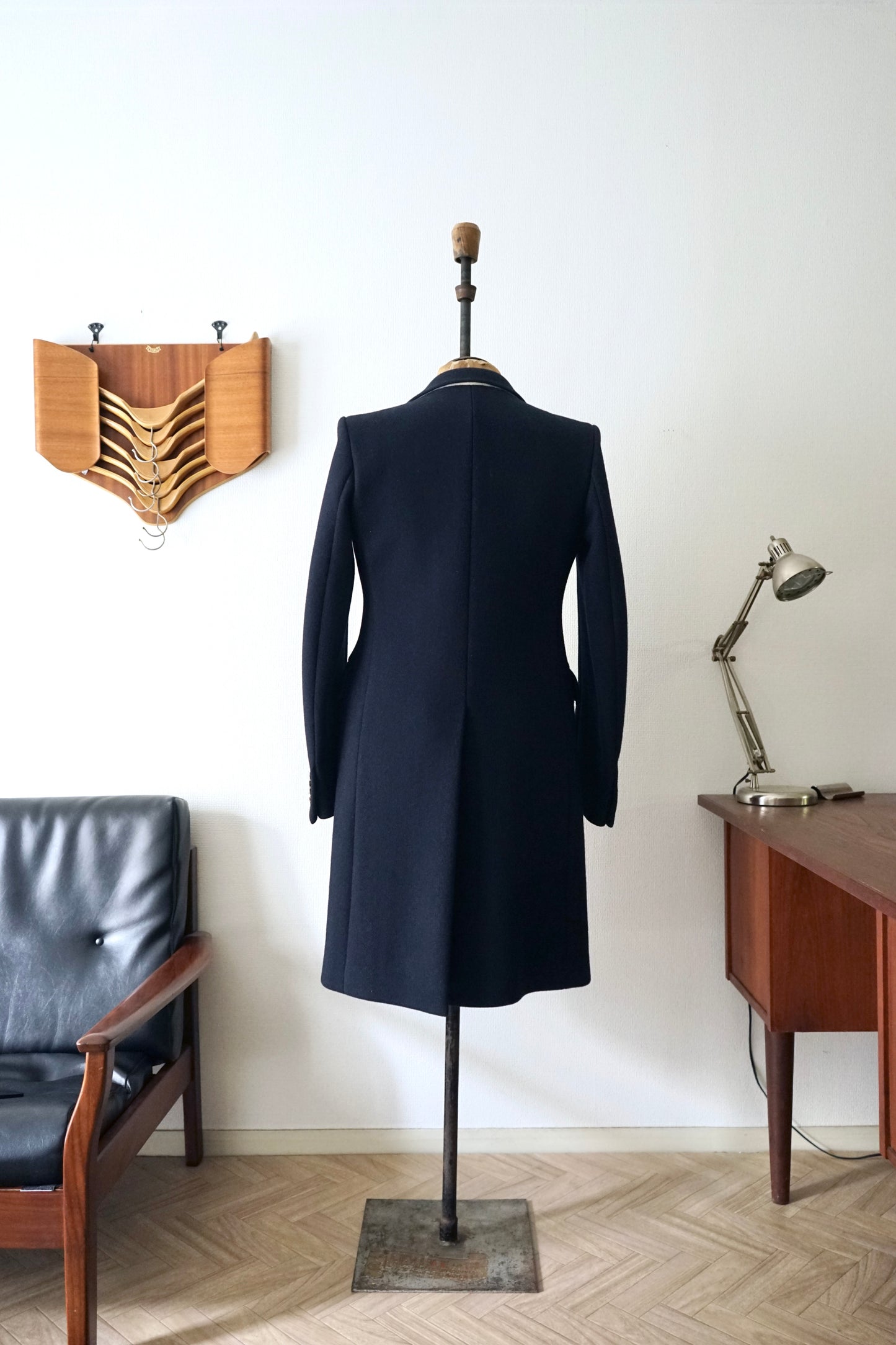 2011AW DRIES VAN NOTEN Wool Melton Chesterfield Coat