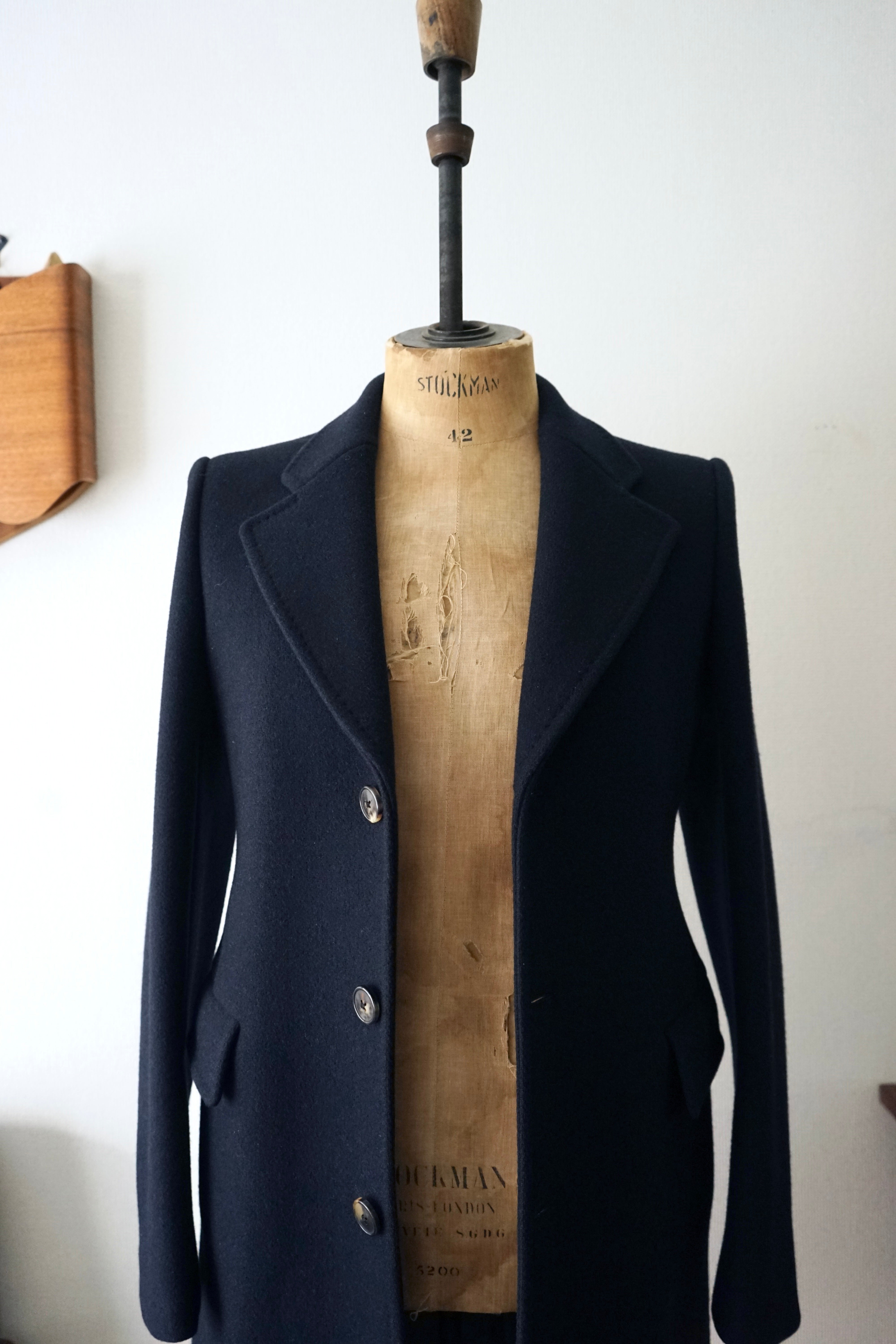 2011AW DRIES VAN NOTEN Wool Melton Chesterfield Coat – comáme