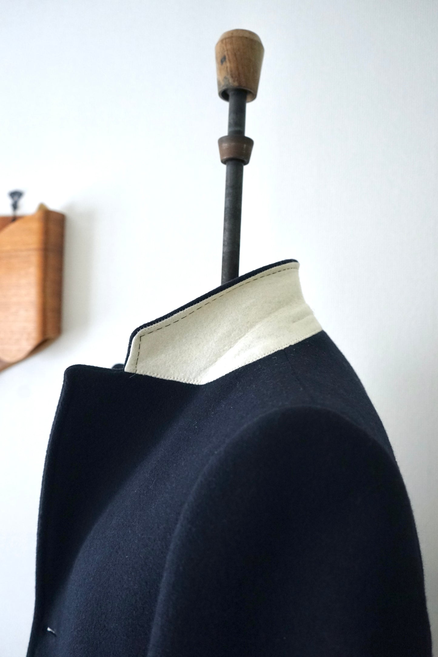 2011AW DRIES VAN NOTEN Wool Melton Chesterfield Coat