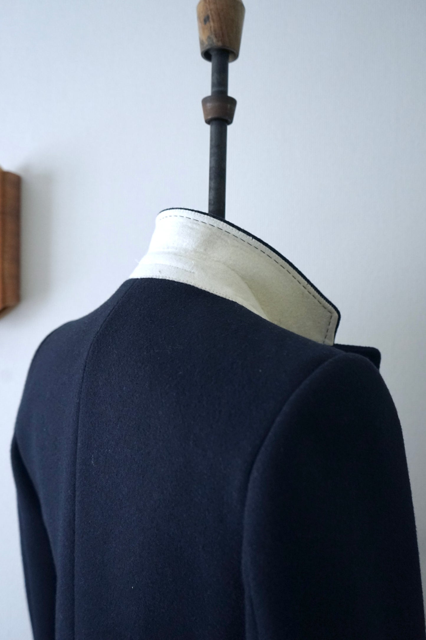 2011AW DRIES VAN NOTEN Wool Melton Chesterfield Coat