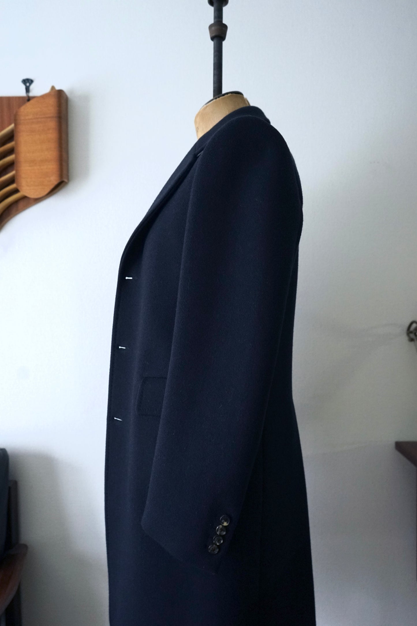 2011AW DRIES VAN NOTEN Wool Melton Chesterfield Coat