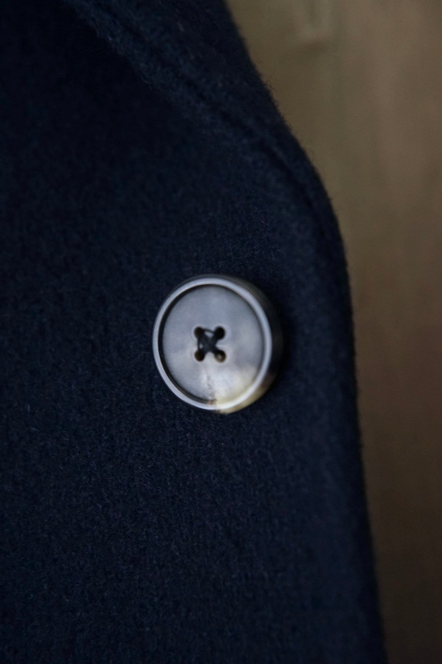 2011AW DRIES VAN NOTEN Wool Melton Chesterfield Coat