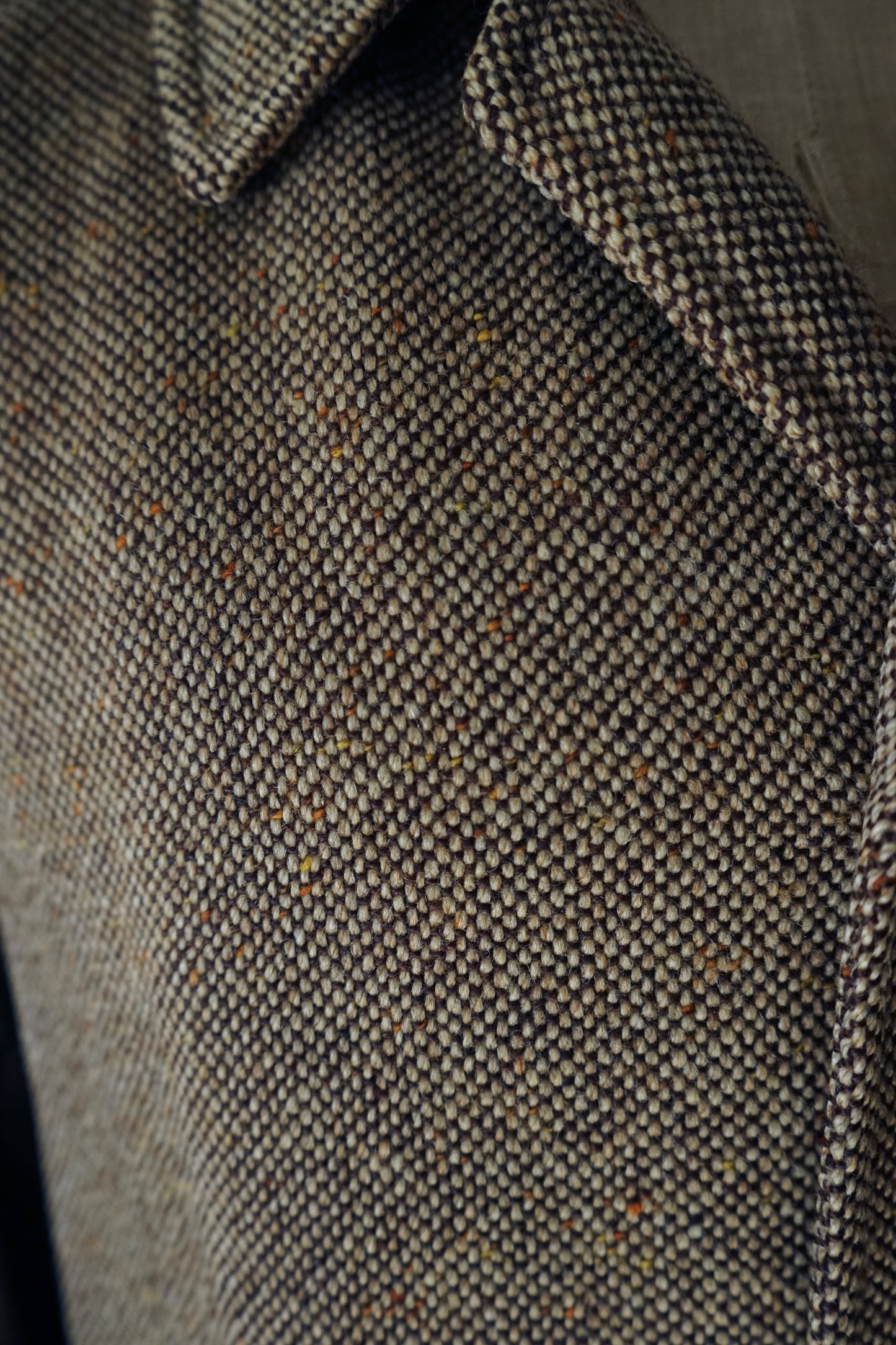 1960s Burberry Irish Tweed Balmacaan Coat