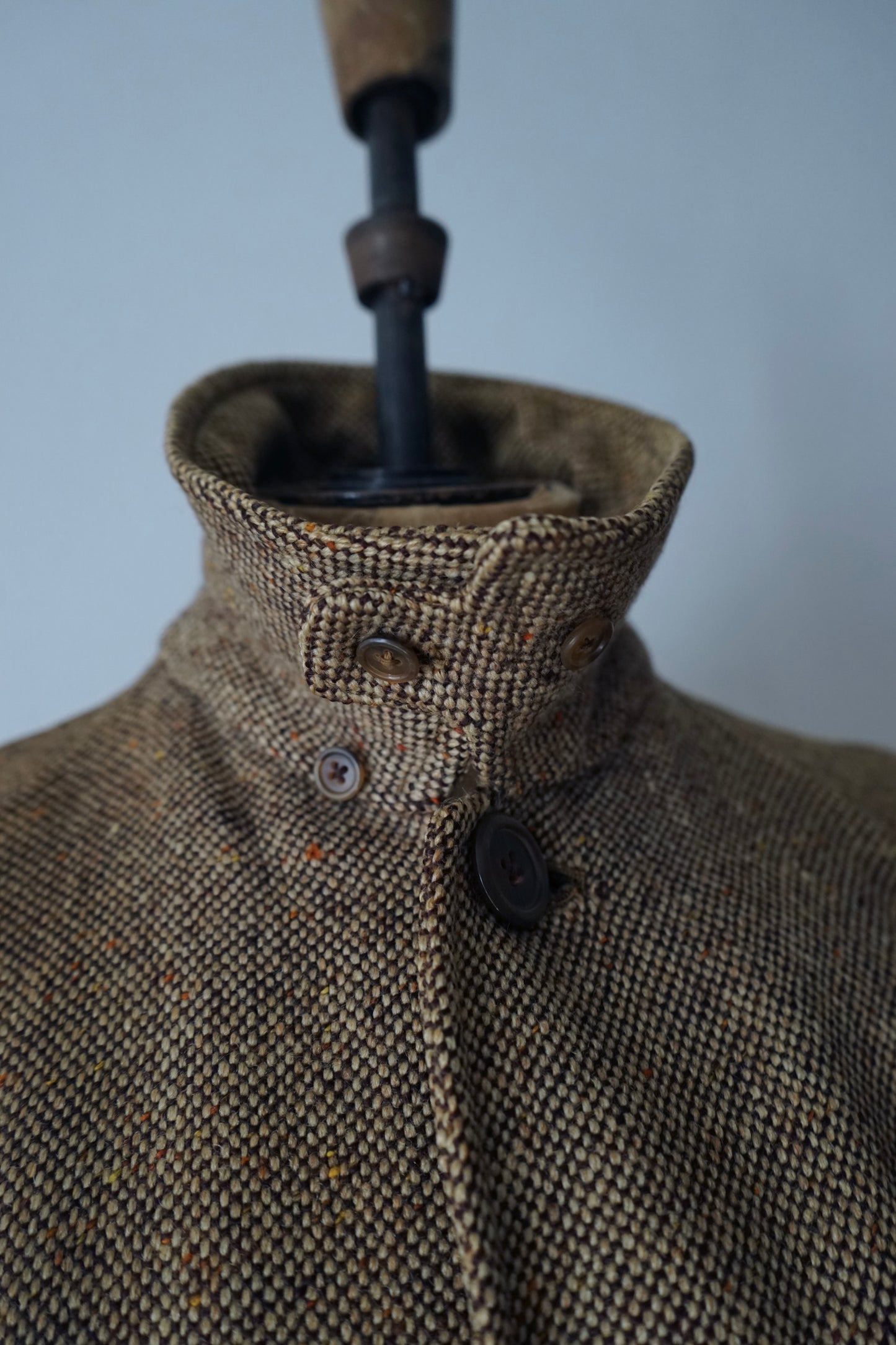 1960s Burberry Irish Tweed Balmacaan Coat
