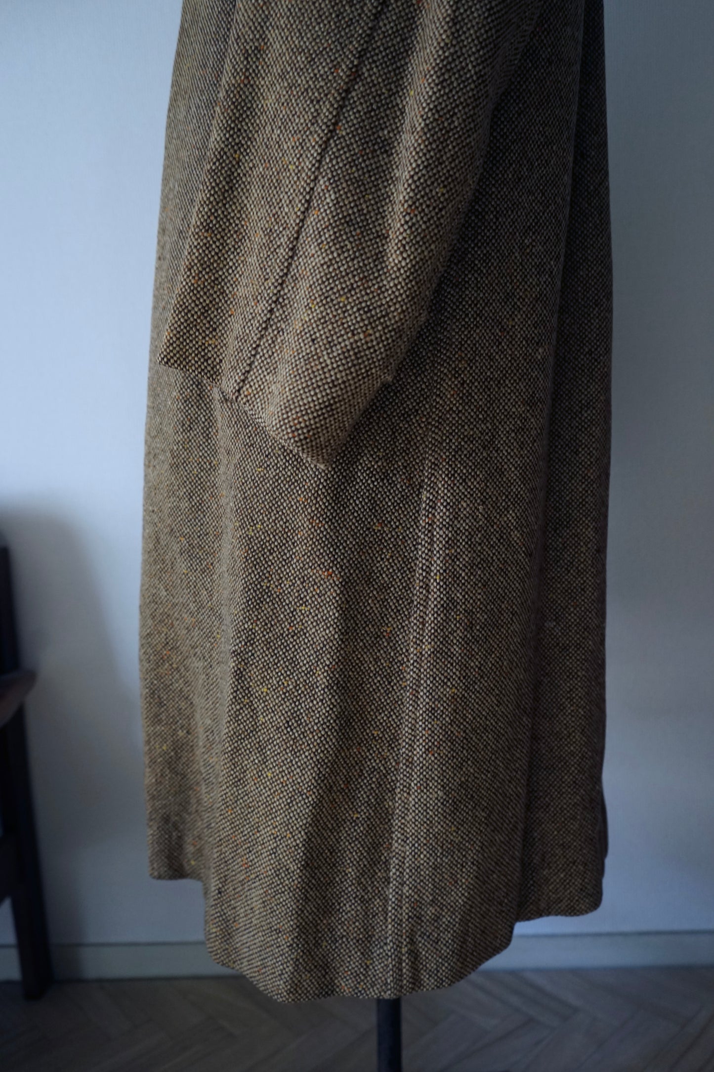 1960s Burberry Irish Tweed Balmacaan Coat