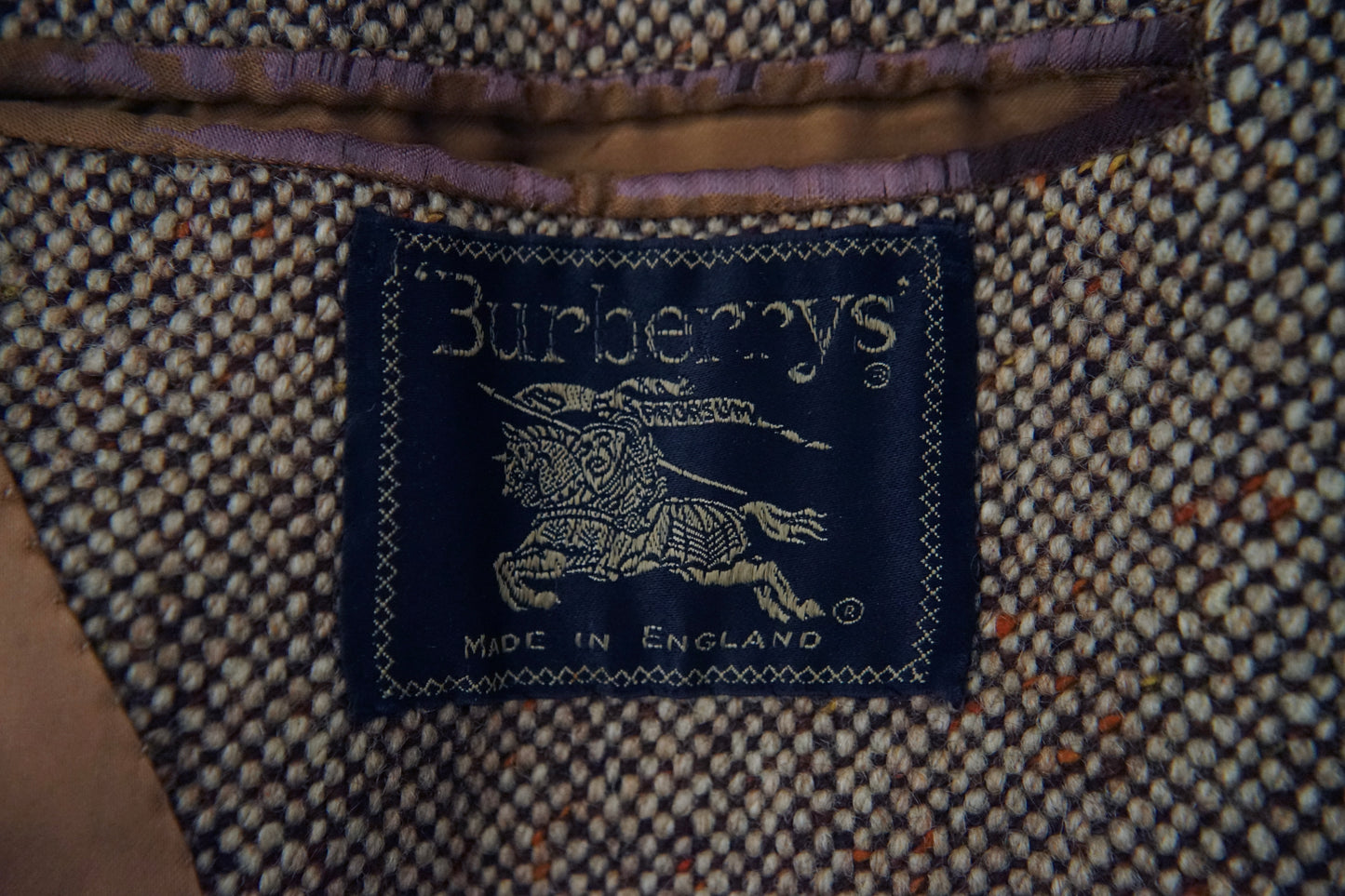 1960s Burberry Irish Tweed Balmacaan Coat