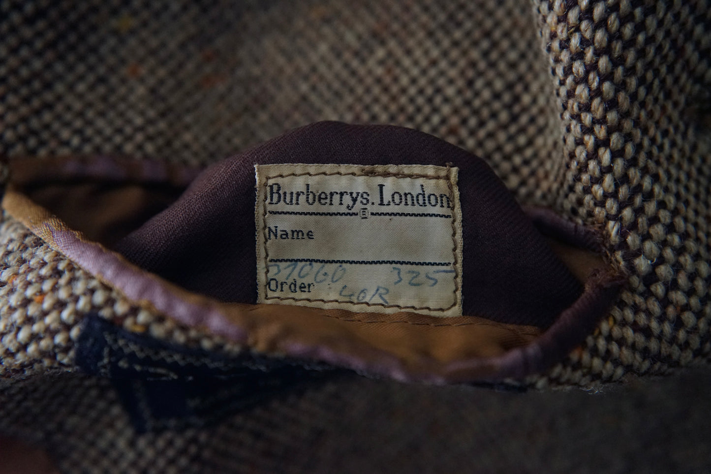 1960s Burberry Irish Tweed Balmacaan Coat