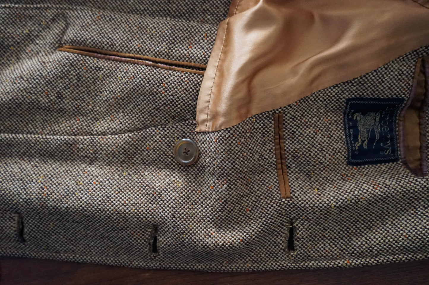 1960s Burberry Irish Tweed Balmacaan Coat