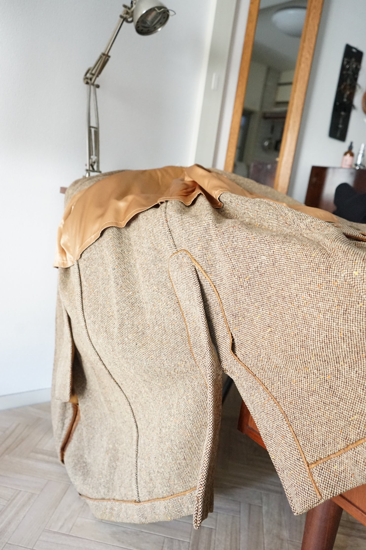 1960s Burberry Irish Tweed Balmacaan Coat