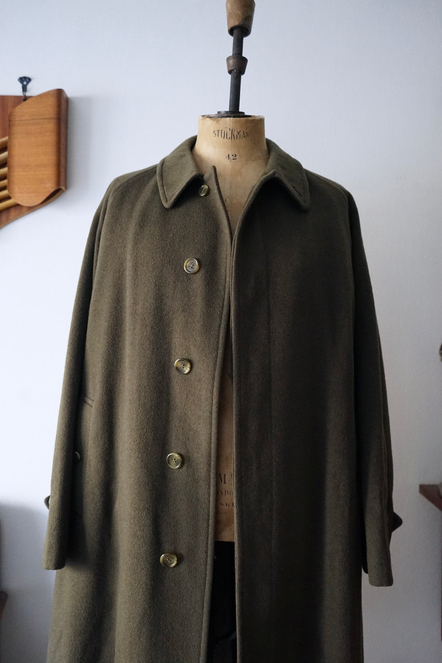 1981s Burberry × LODEN FREY "一枚袖" Balmacaan Coat