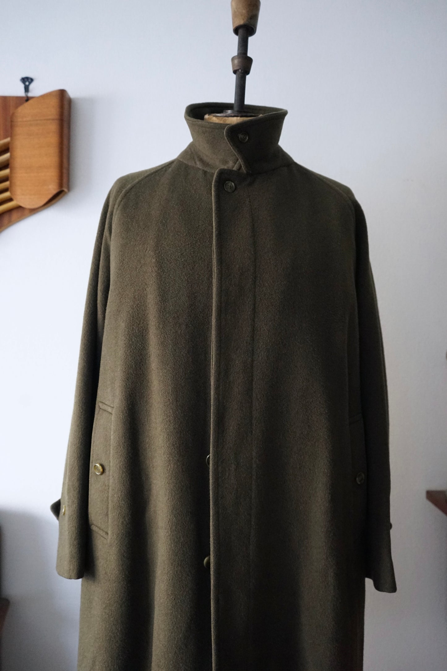 1981s Burberry × LODEN FREY "一枚袖" Balmacaan Coat