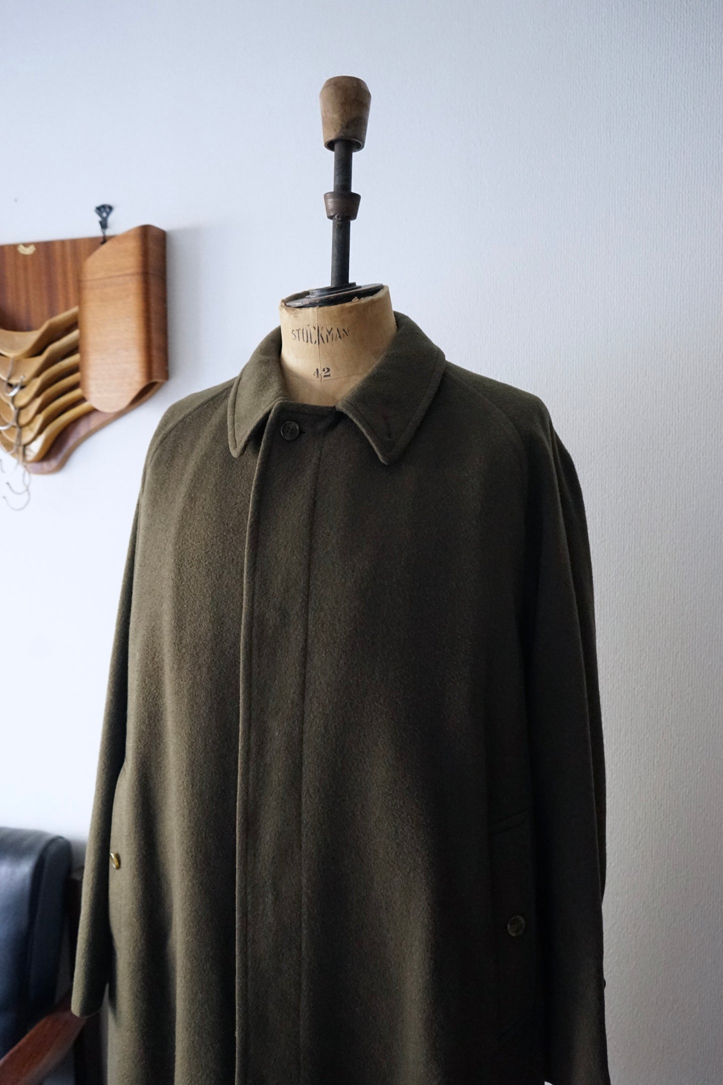 1981s Burberry × LODEN FREY "一枚袖" Balmacaan Coat