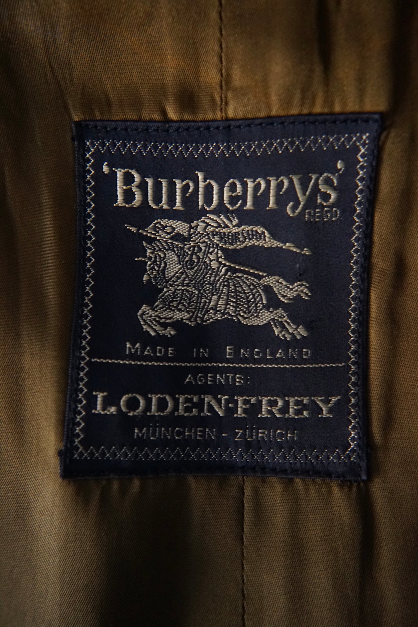 1981s Burberry × LODEN FREY "一枚袖" Balmacaan Coat