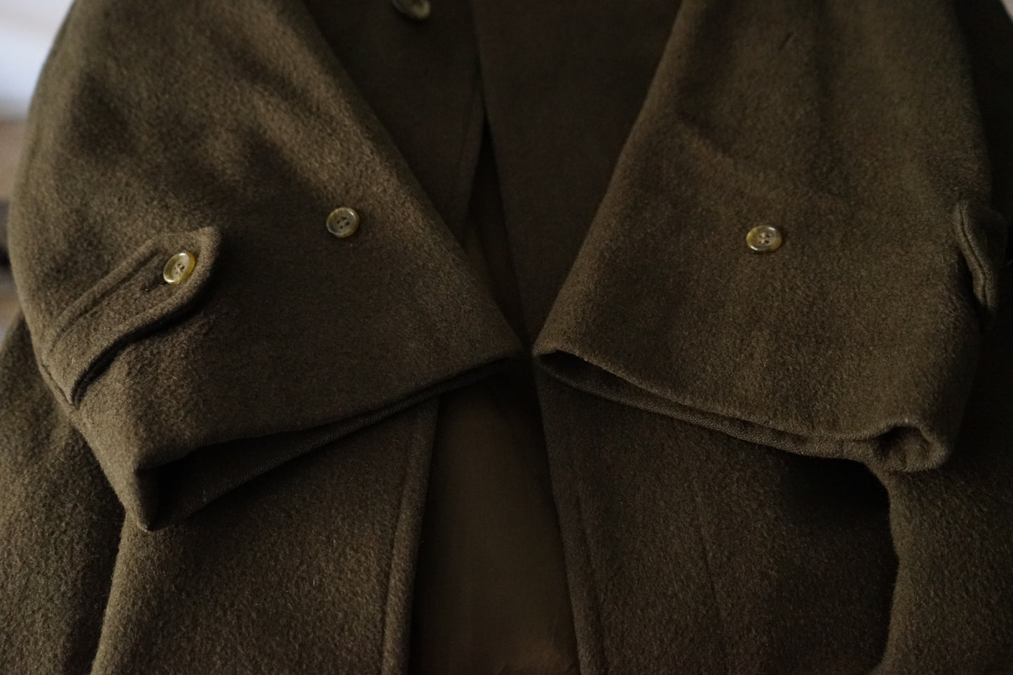 1981s Burberry × LODEN FREY "一枚袖" Balmacaan Coat