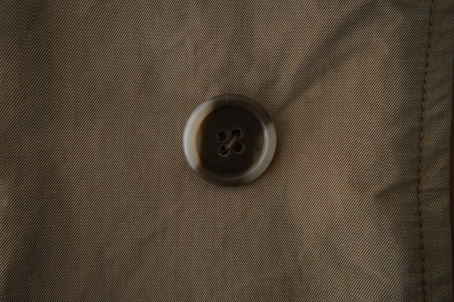 Early 1960s Burberry "Olive 玉蟲” Cotton100% Balmacaan Coat 一枚袖