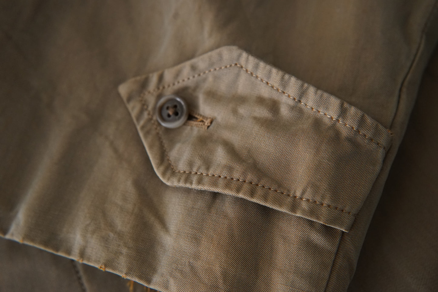 Early 1960s Burberry "Olive 玉蟲” Cotton100% Balmacaan Coat 一枚袖