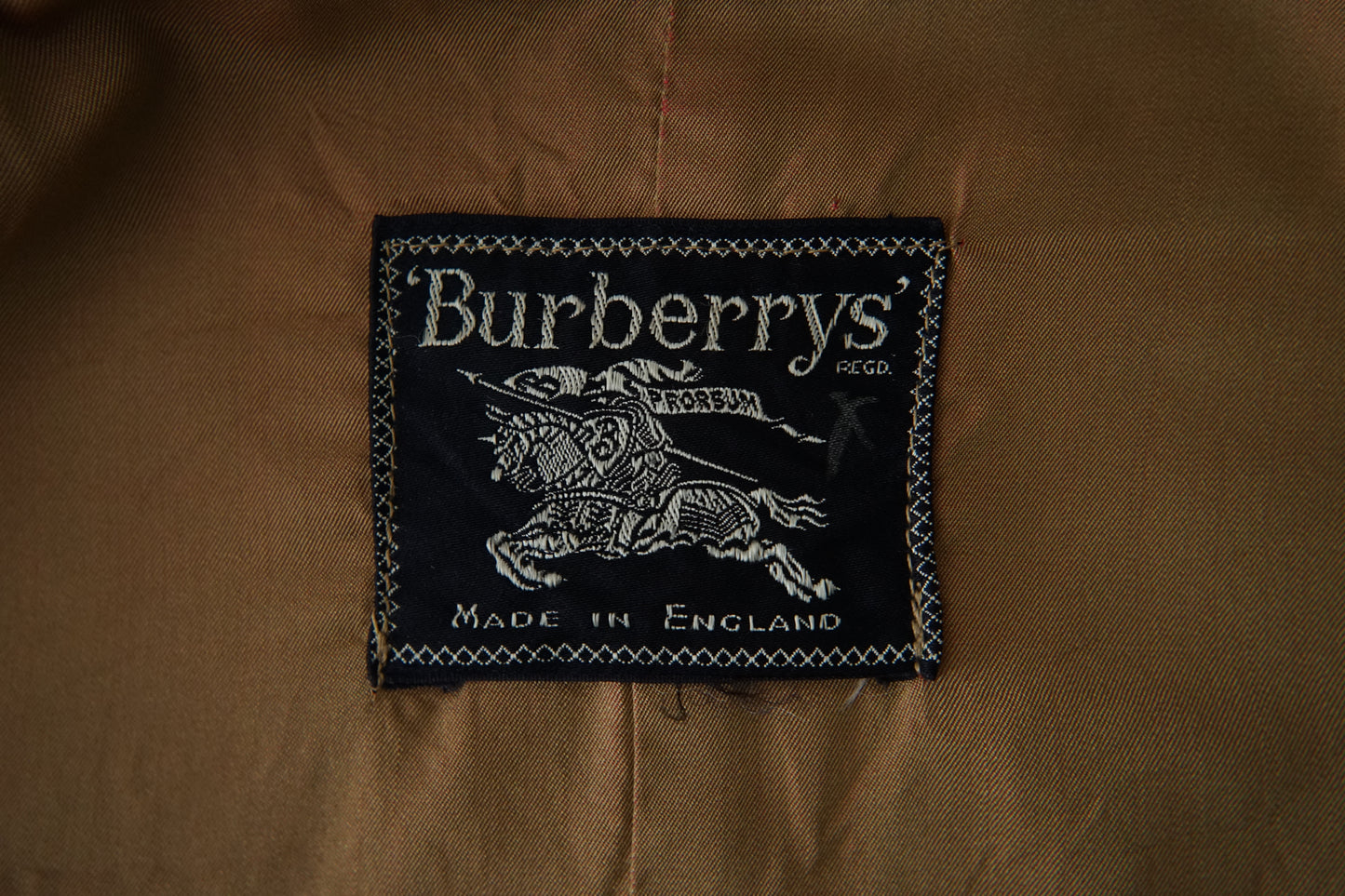 Early 1960s Burberry "Olive 玉蟲” Cotton100% Balmacaan Coat 一枚袖