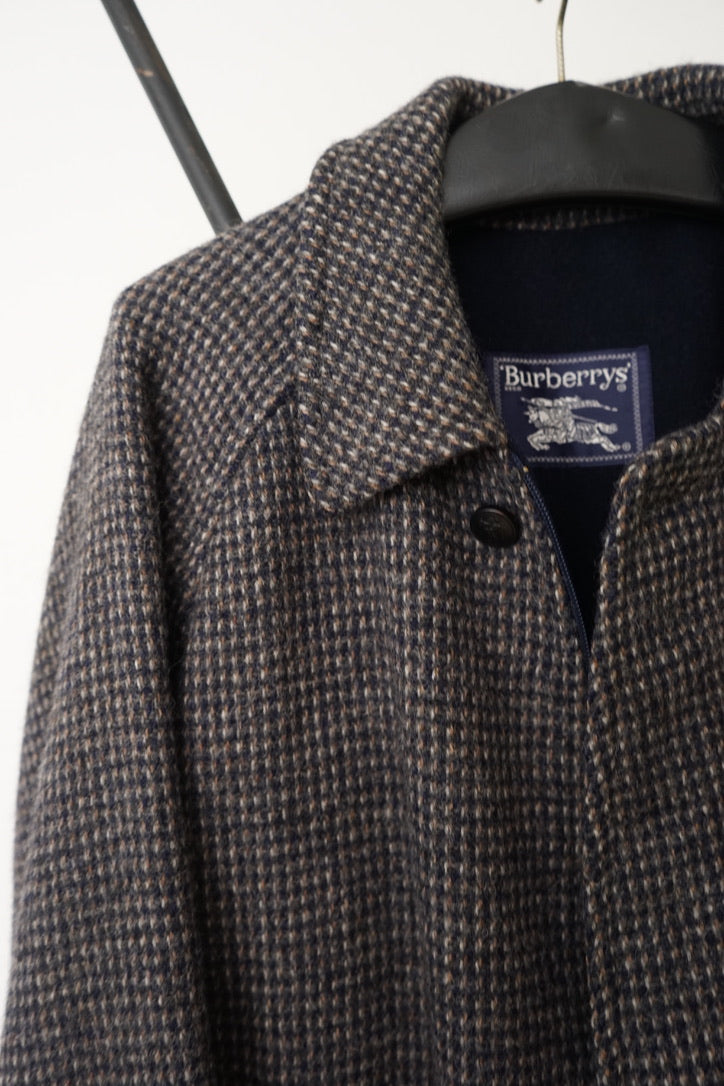 1990s Burberry Tweed Harrington Jacket Made in USA