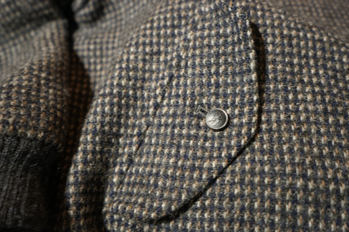 1990s Burberry Tweed Harrington Jacket Made in USA