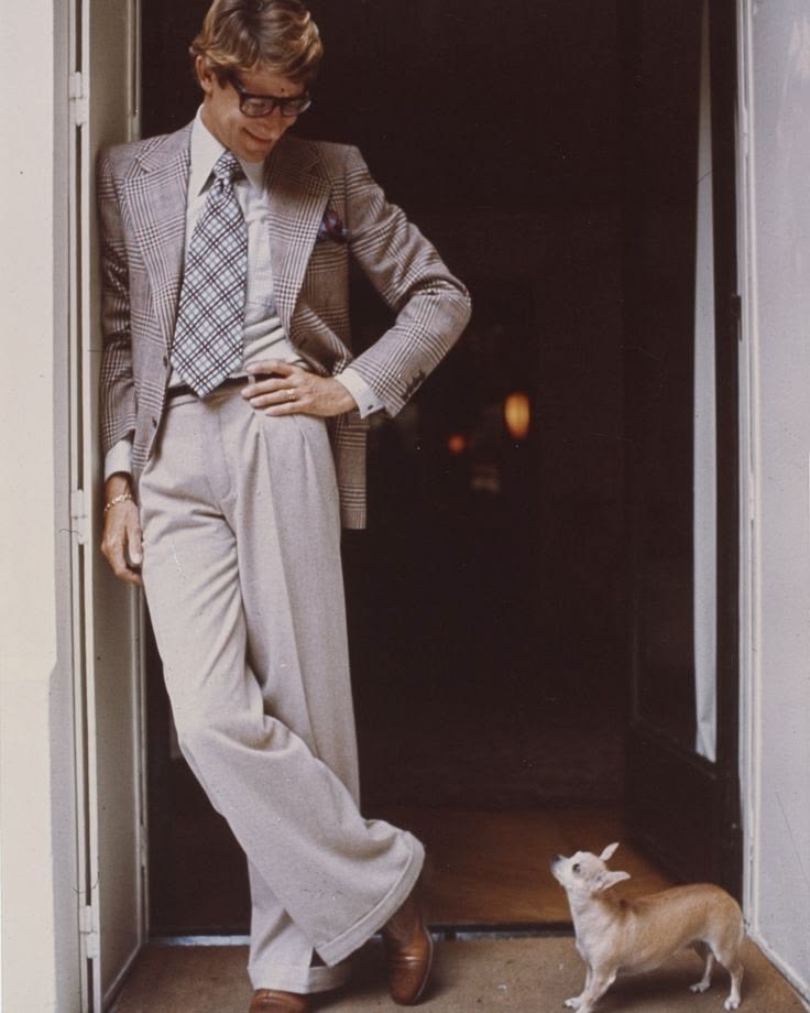 1970s Yves Saint Laurent 2 Pieces Suits Made in France